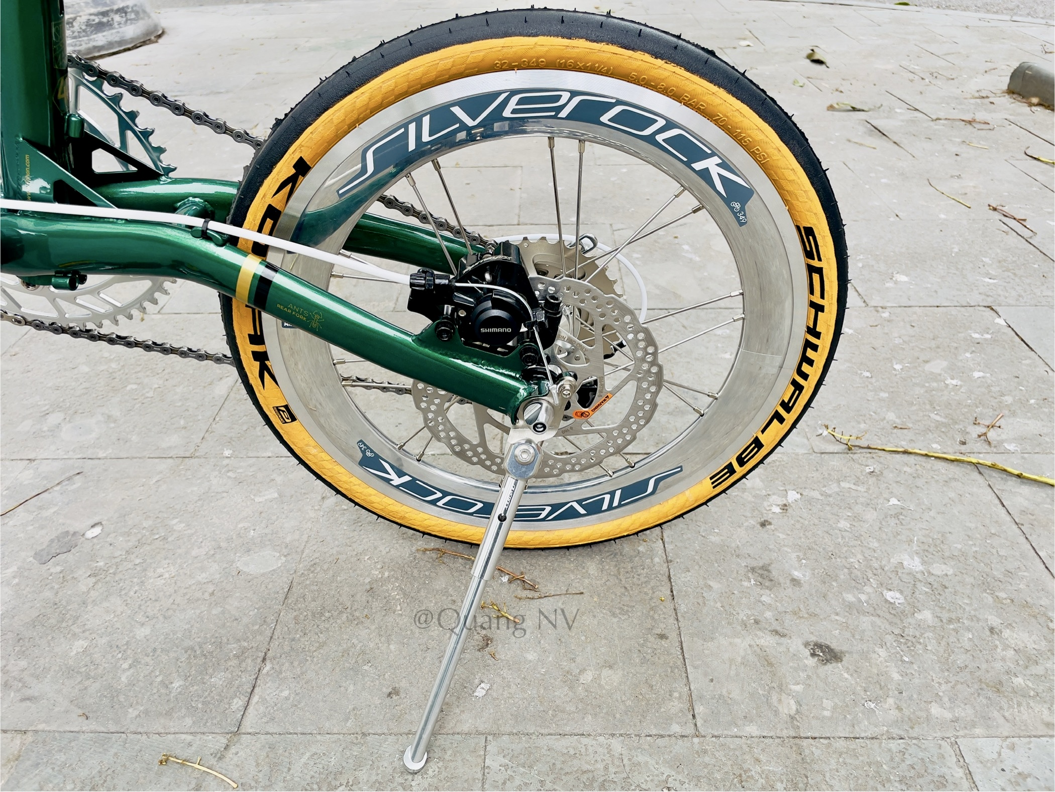 Chân chống xe đạp Silverock SR ST001 dùng cho Fnhon Gust 16’/ Brompton/ RUHM/ Aceoffix...