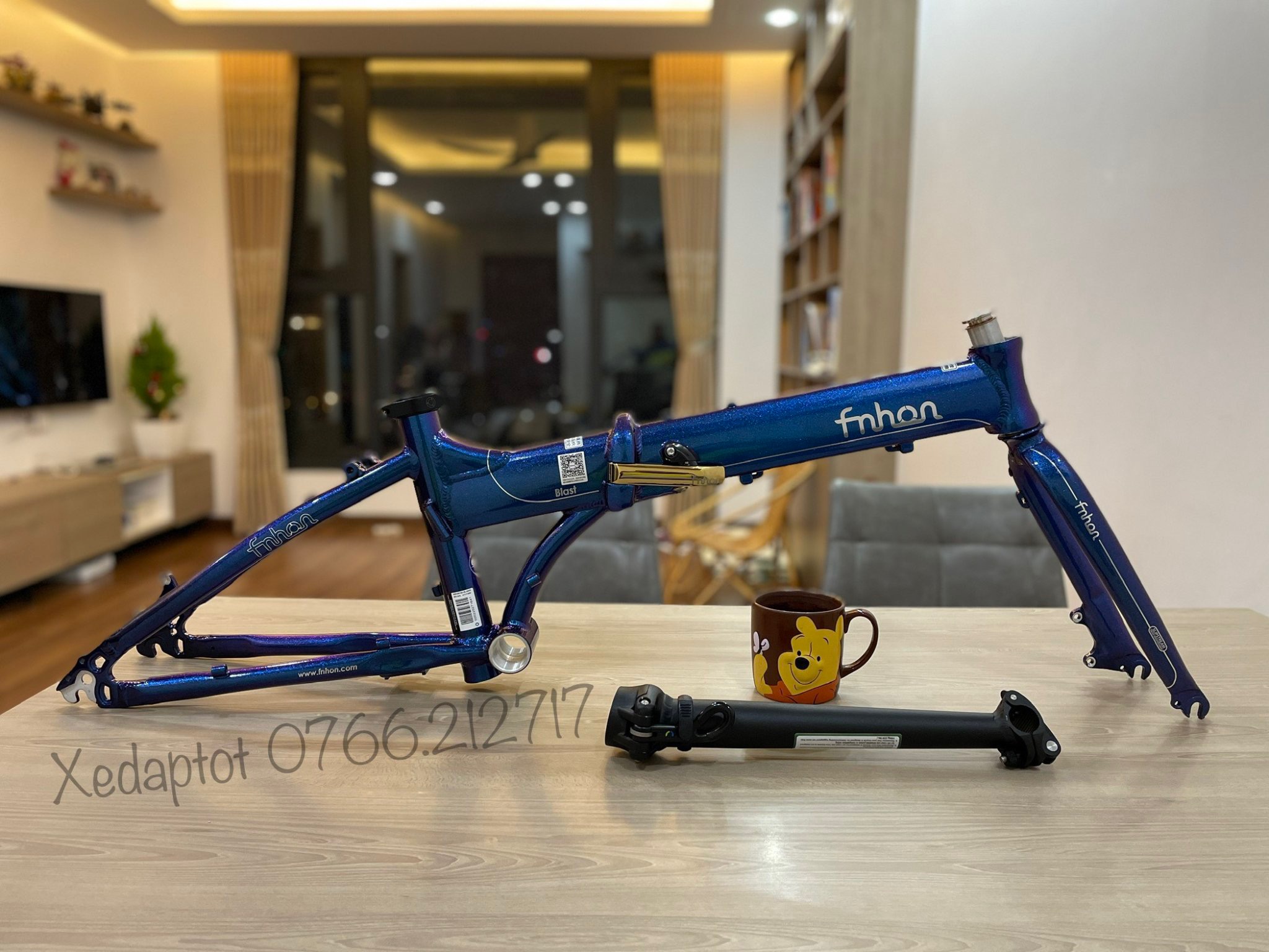Khung xe đạp gấp Fnhon Blast 20' phanh đĩa