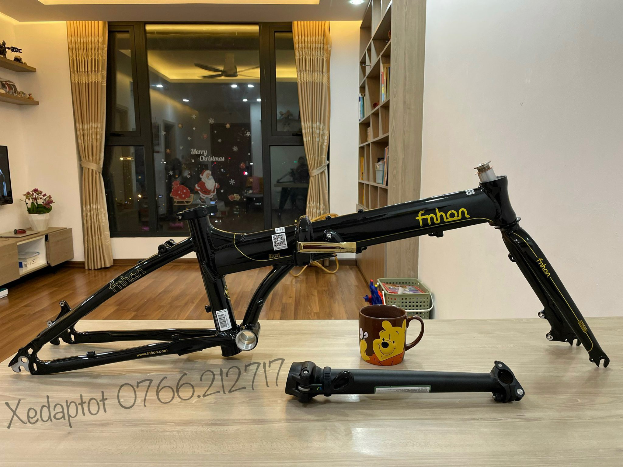 Khung xe đạp gấp Fnhon Blast 20' phanh đĩa