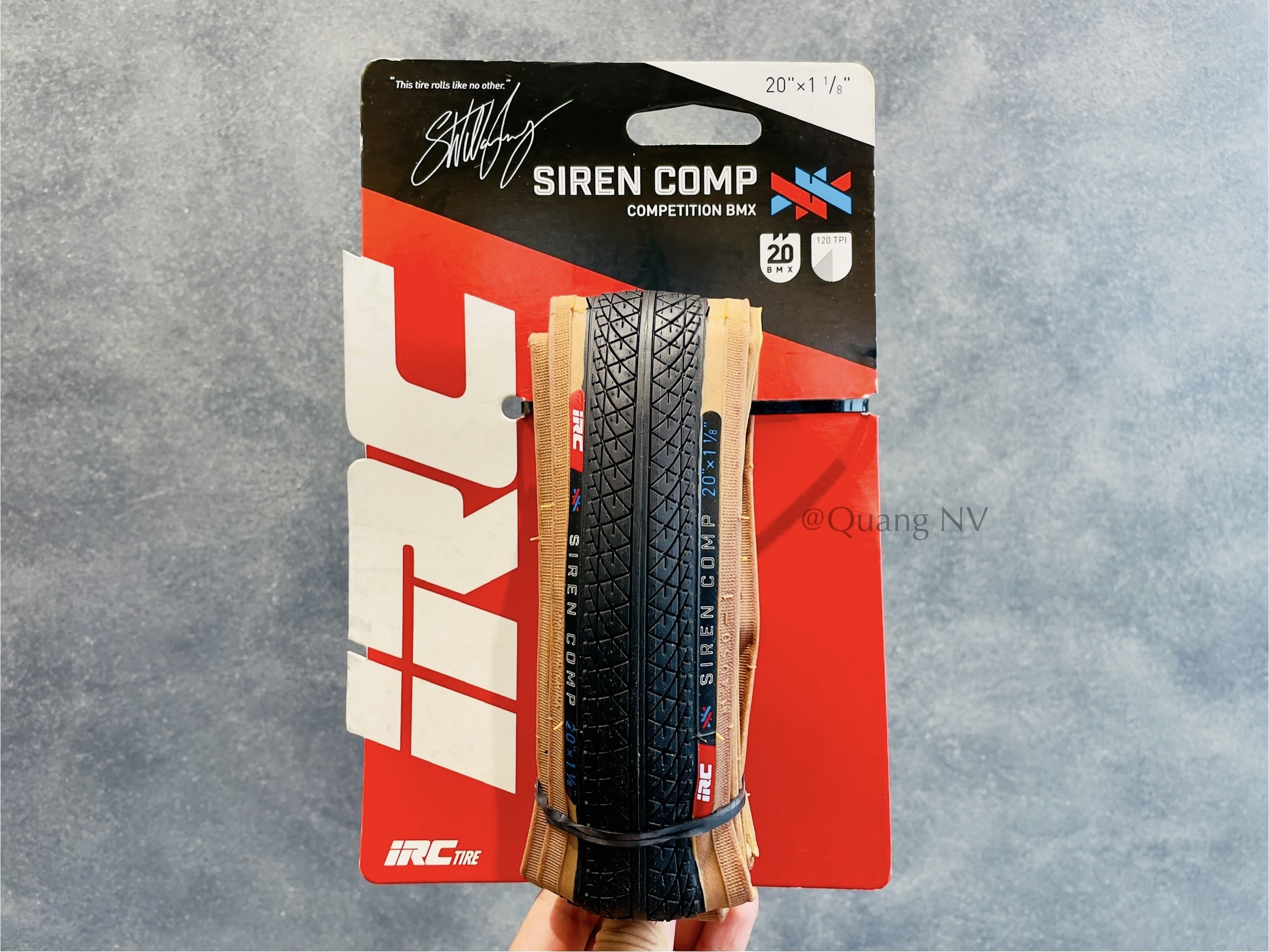 Lốp (vỏ) gấp xe đạp IRC Siren Comp 20(451)*1-1/8