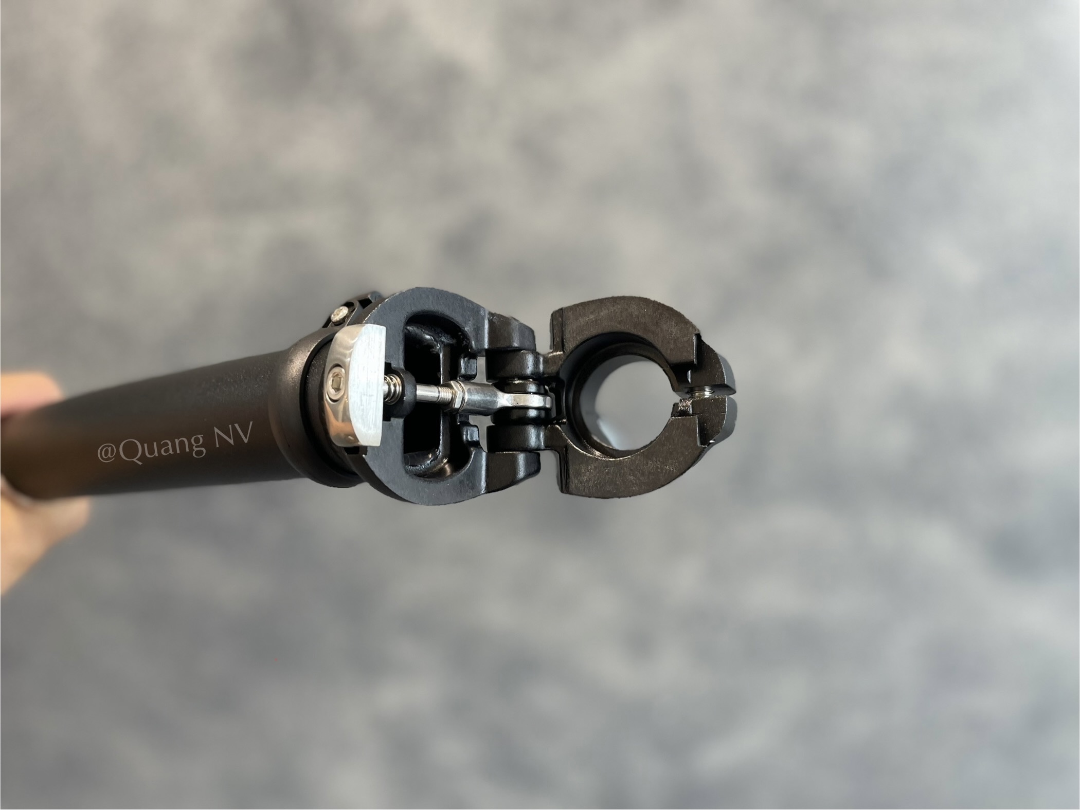 Cổ gập/ Potang cong dùng cho xe đạp gấp Litepro