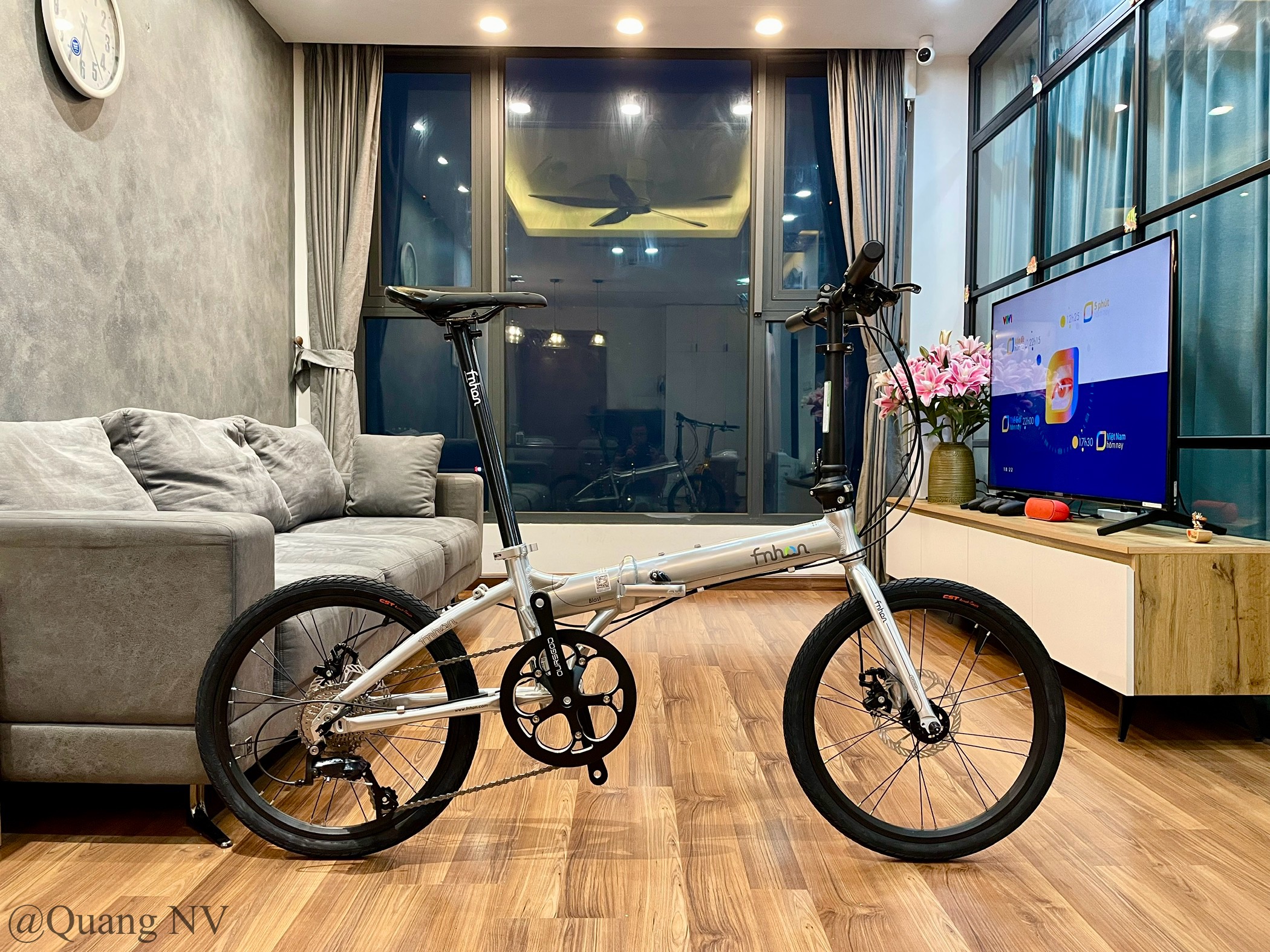 Xe đạp gấp Fnhon Blast 20' phanh đĩa