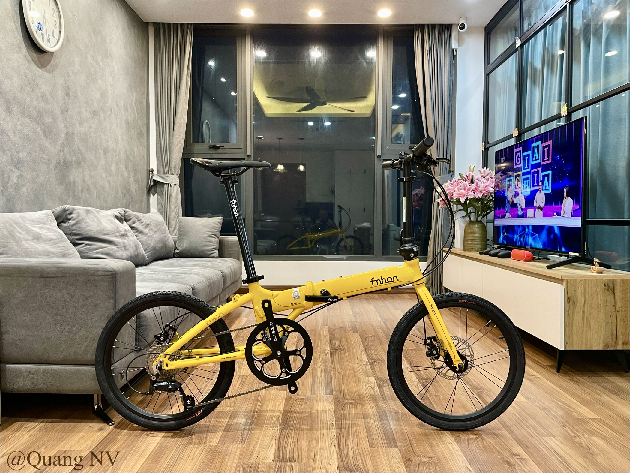 Xe đạp gấp Fnhon Blast 20' phanh đĩa