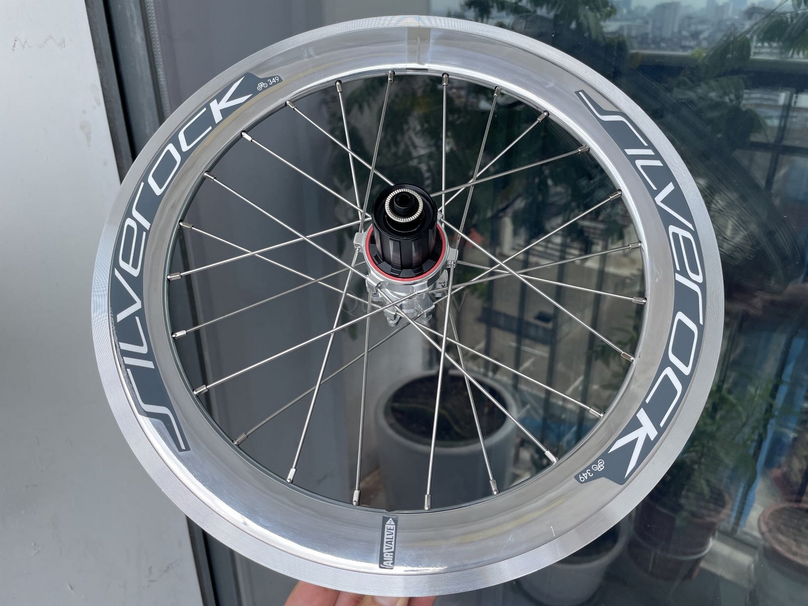 Vành xe đạp Silverock 16'(349) SR40 Hub002(100/135mm), phanh đĩa