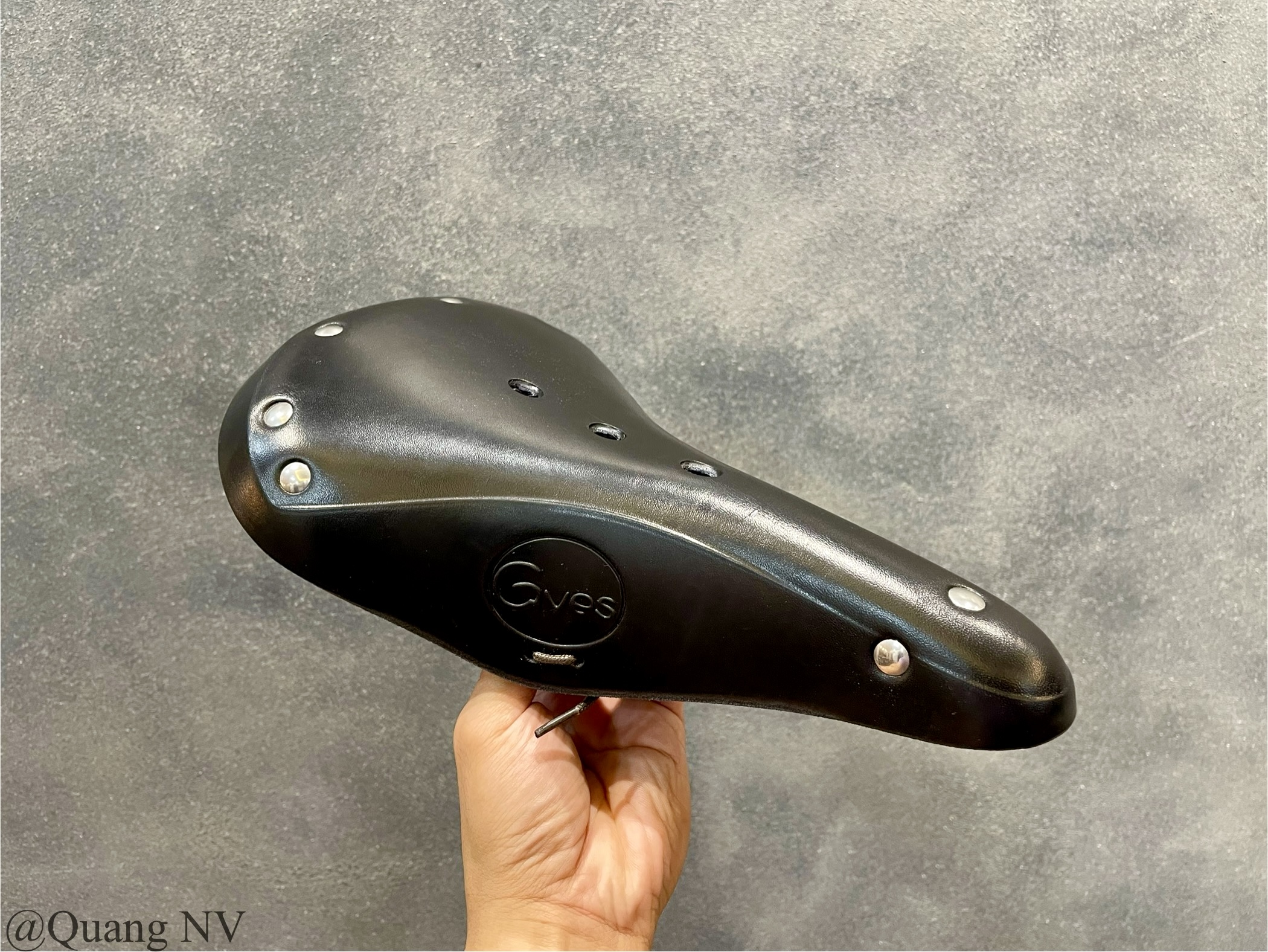 Yên xe đạp da thật Gyes B17 Taiwan