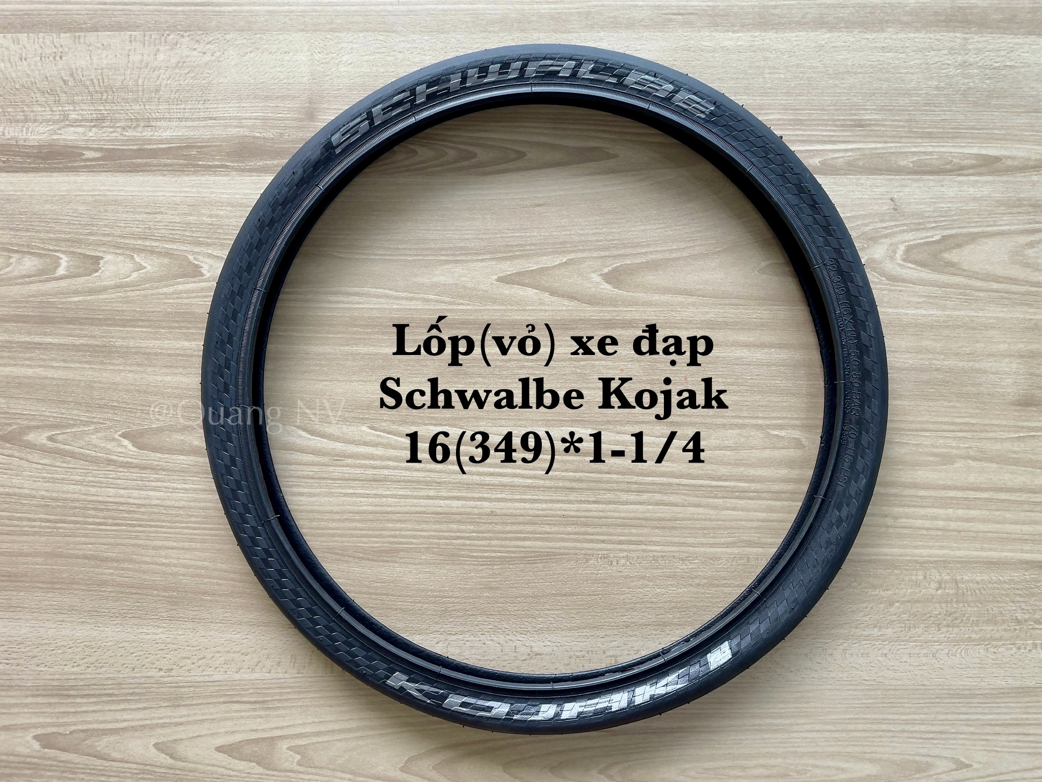 Lốp(vỏ) xe đạp Schwalbe Kojak 16(349)*1-1/4