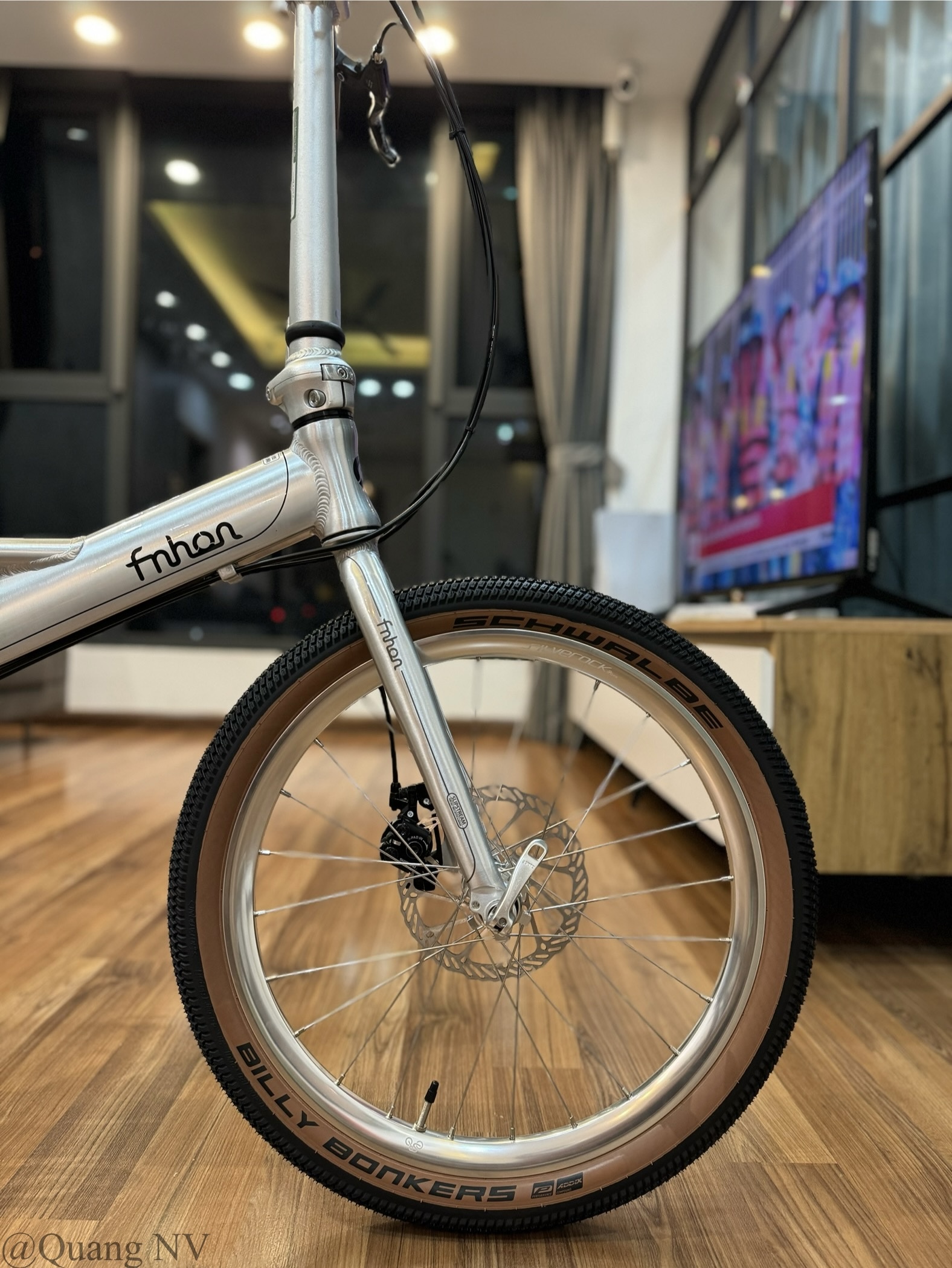 Vành xe đạp Silverock 20inch 406 TL21 Hub002(100/135mm) phanh đĩa