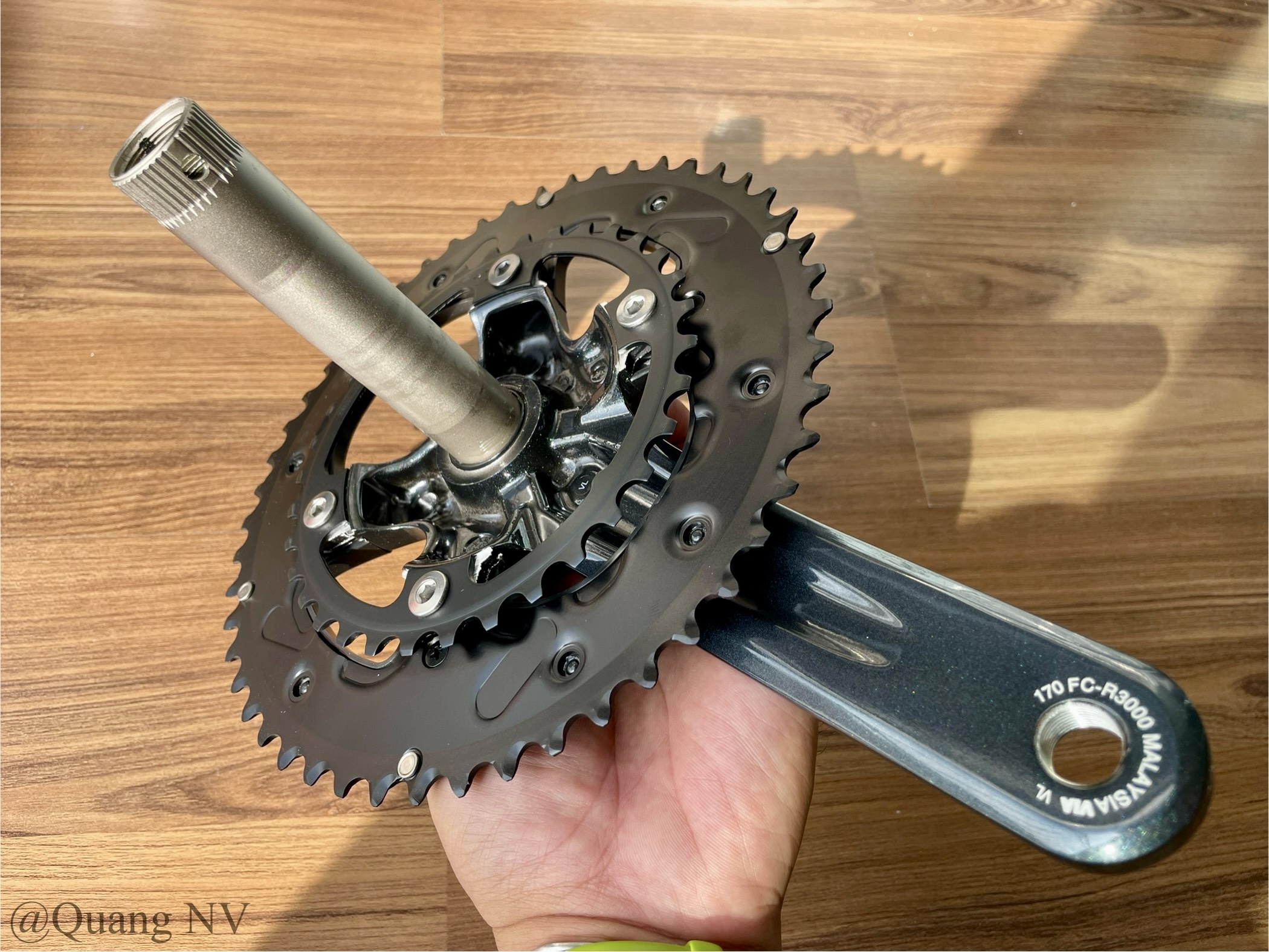 Bộ đùi đĩa/ giò đĩa xe đạp Shimano Sora R3000 50/34T