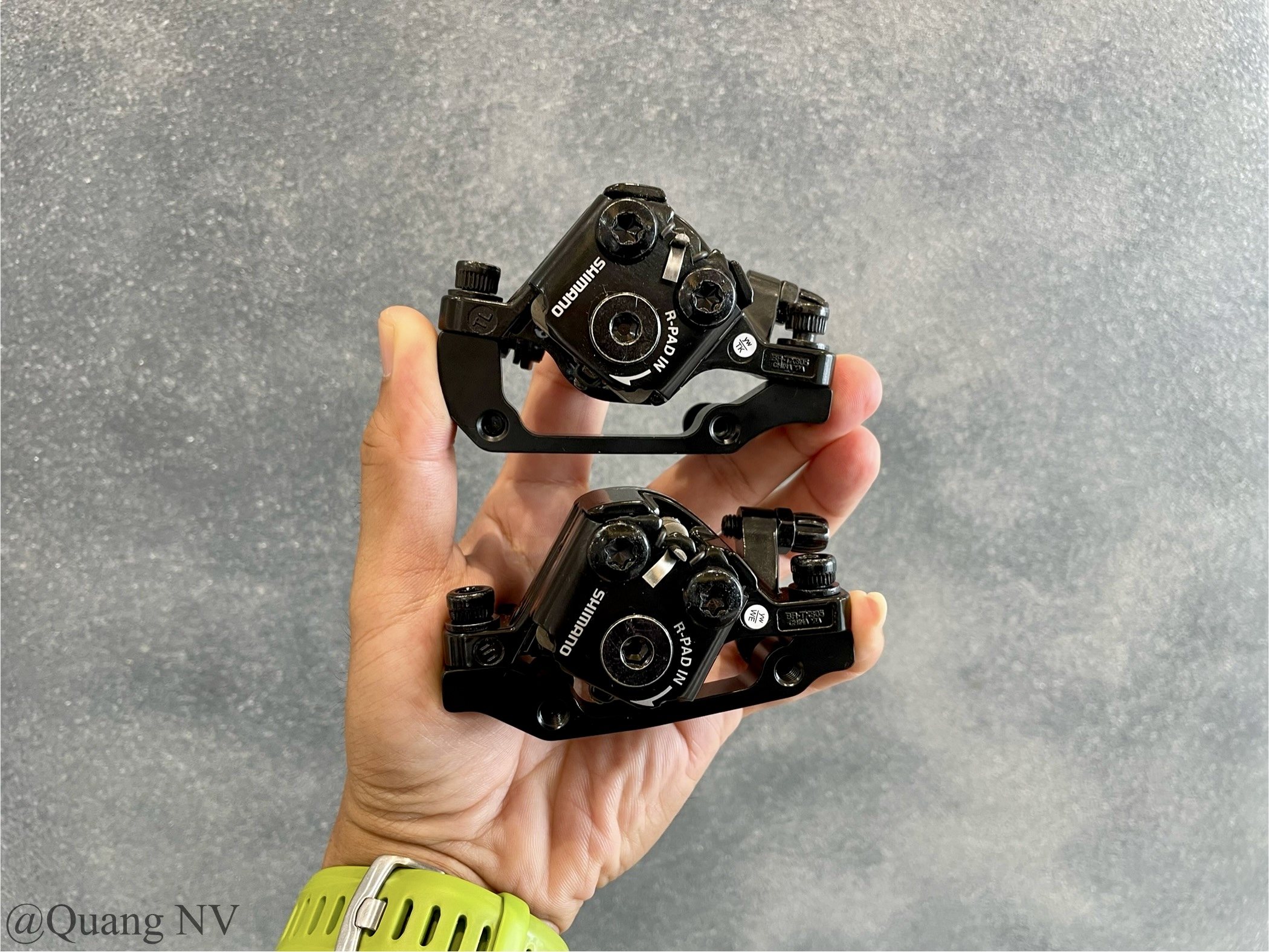 Bộ phanh đĩa cơ xe đạp Shimano Tourney BR-TX805