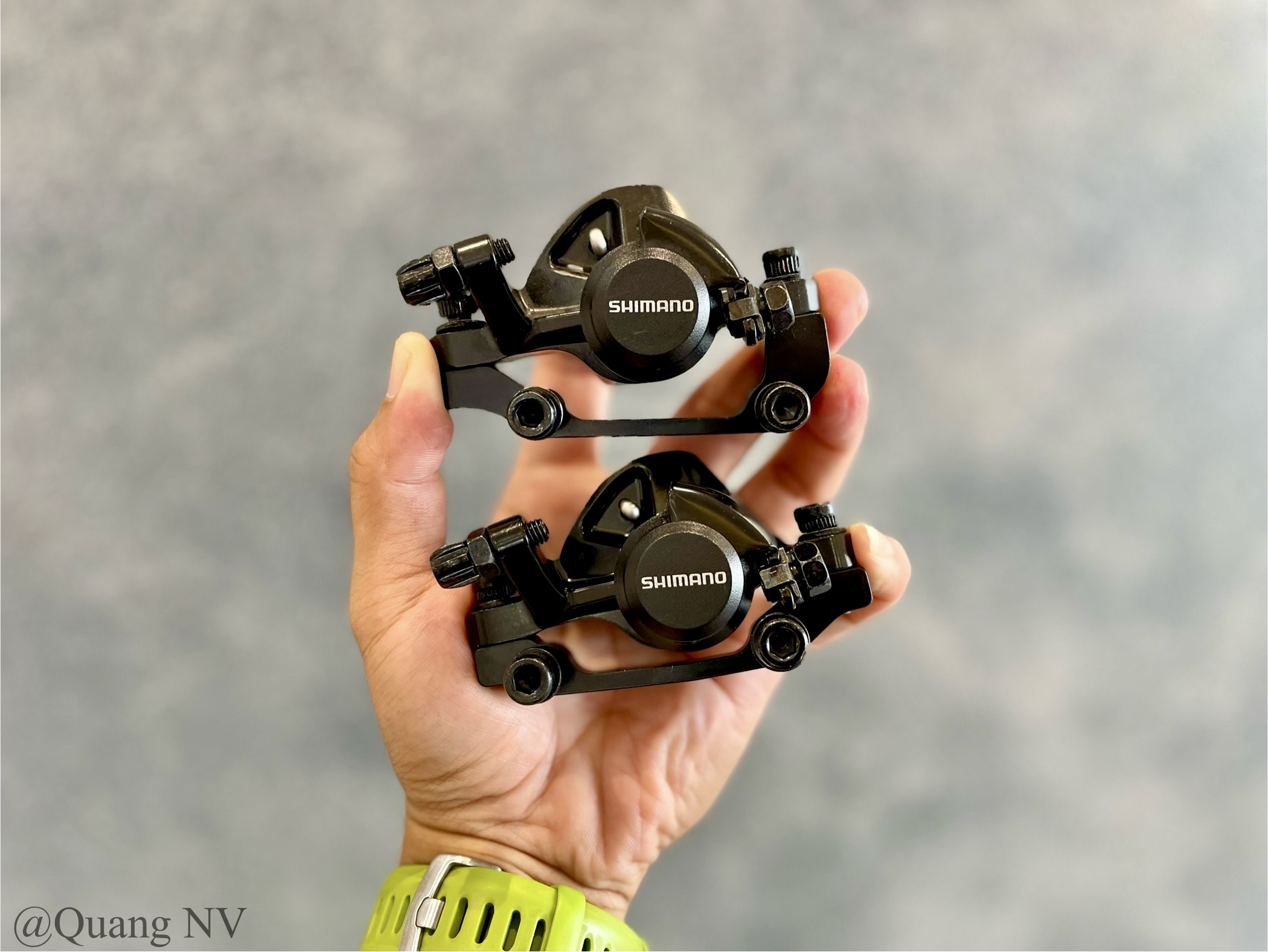 Bộ phanh đĩa cơ xe đạp Shimano Tourney BR-TX805