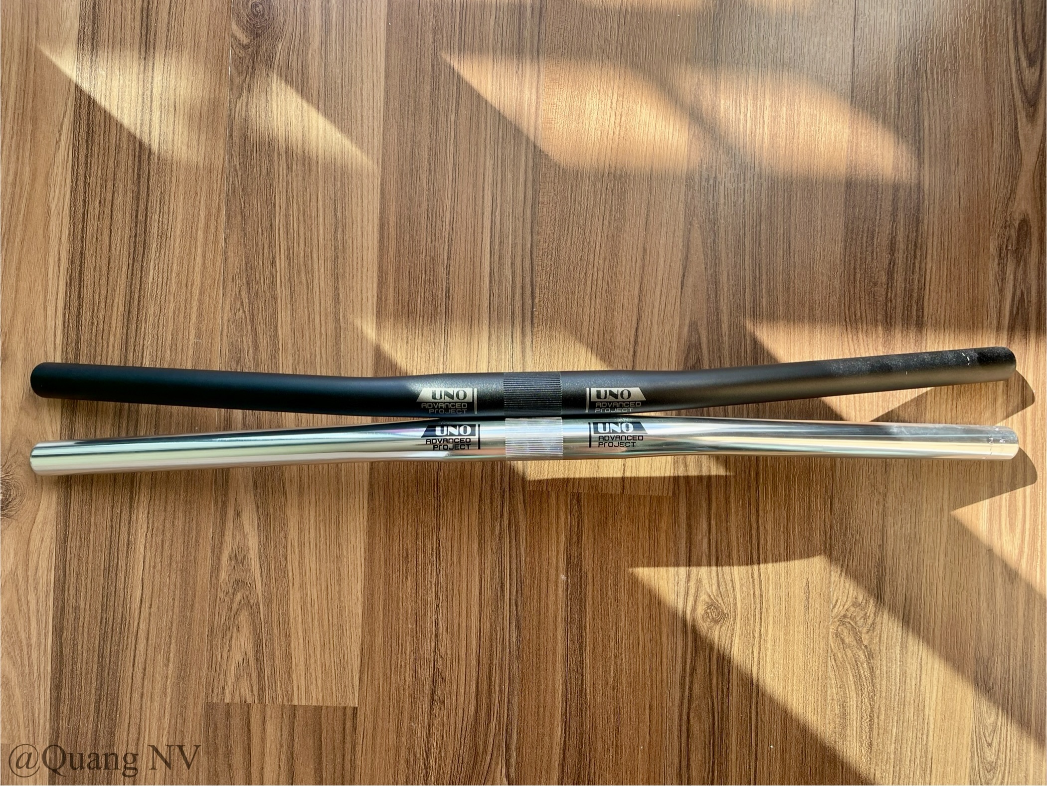 Tay lái/ ghi đông xe đạp cong 15 độ UNO 25.4*600mm