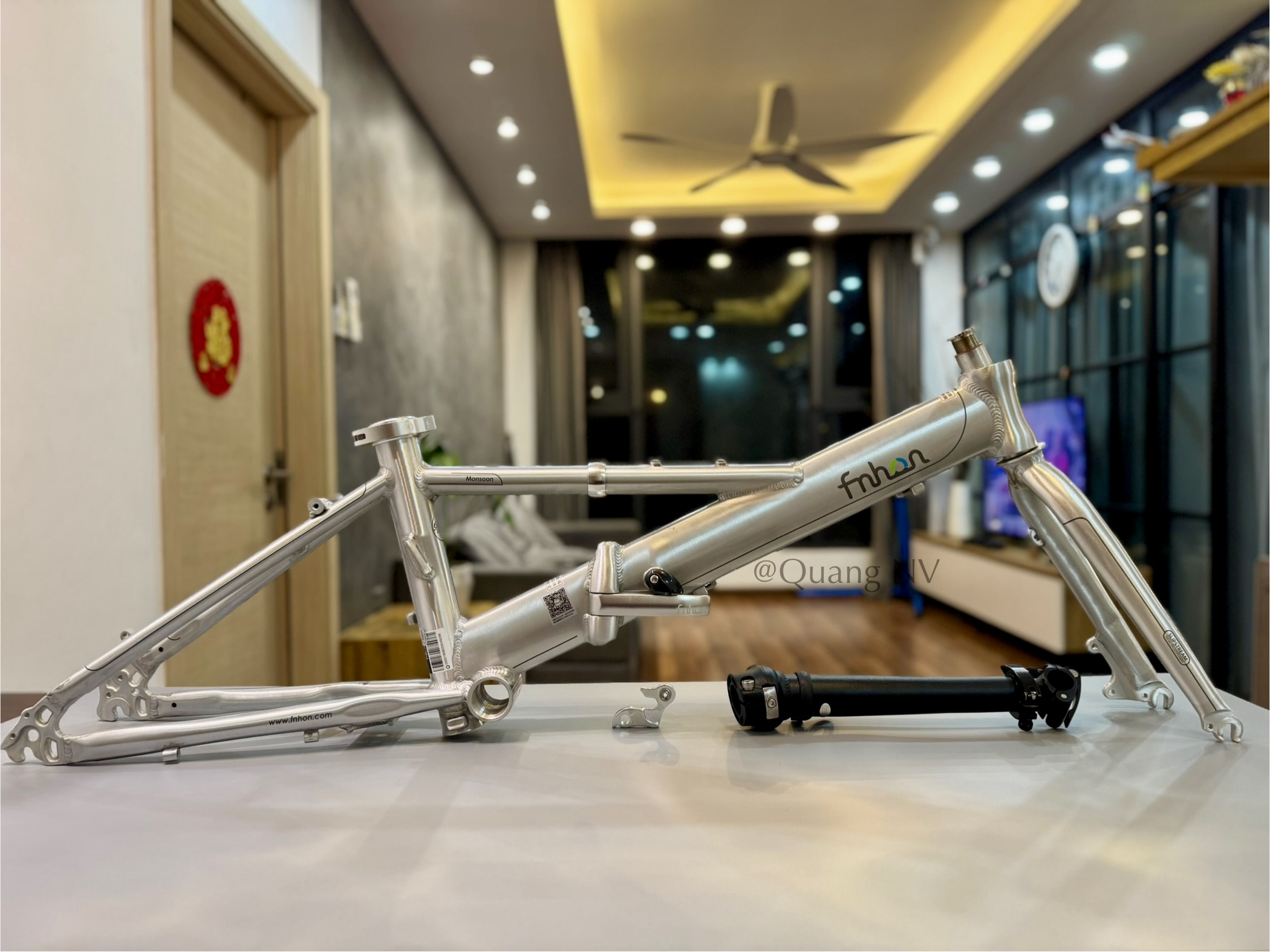 Khung xe đạp gấp Fnhon Monsoon 20' phanh đĩa