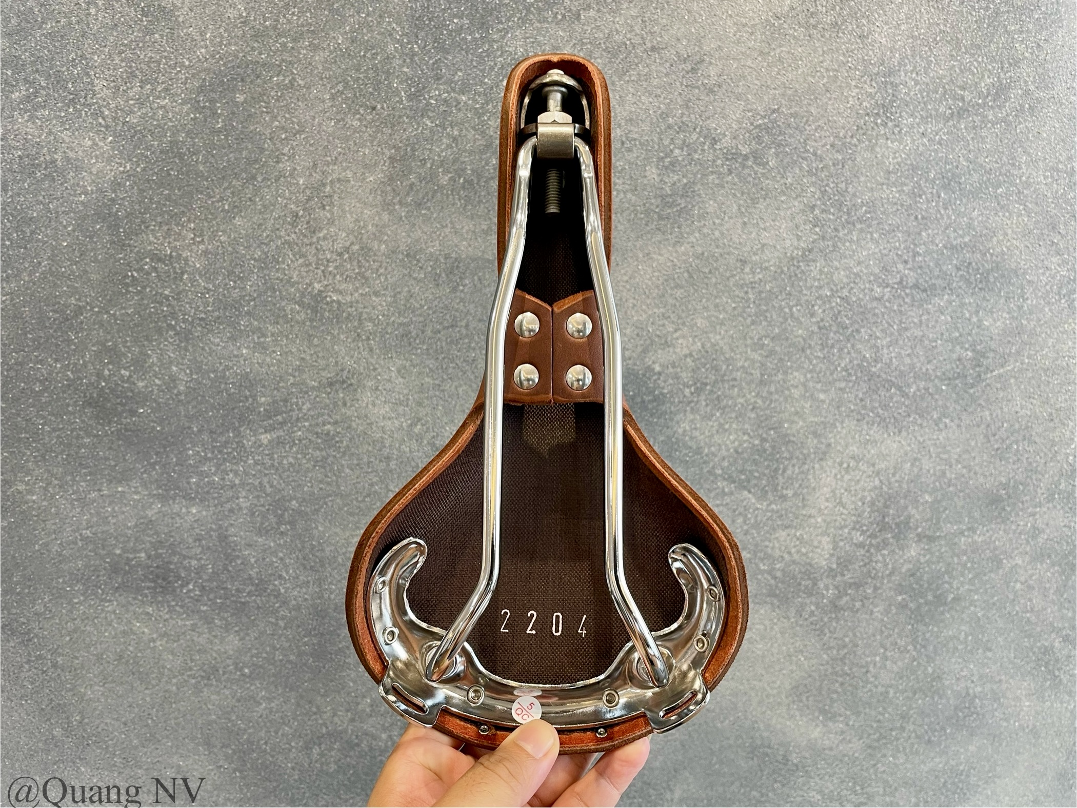 Yên xe đạp da thật Gyes GS-06 Taiwan