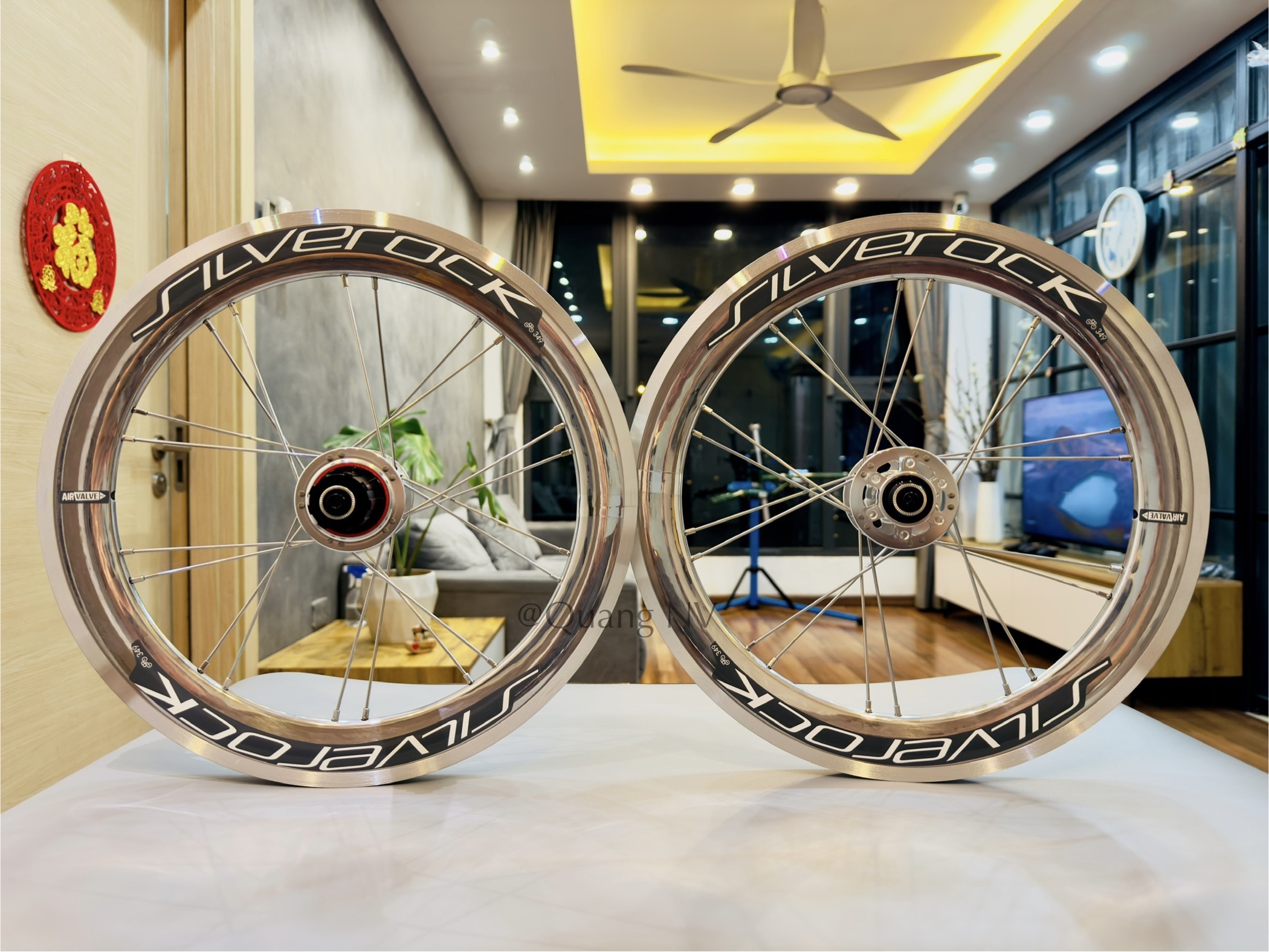 Vành xe đạp Silverock 16inch 349 SR40 Hub001(100/135mm) phanh đĩa