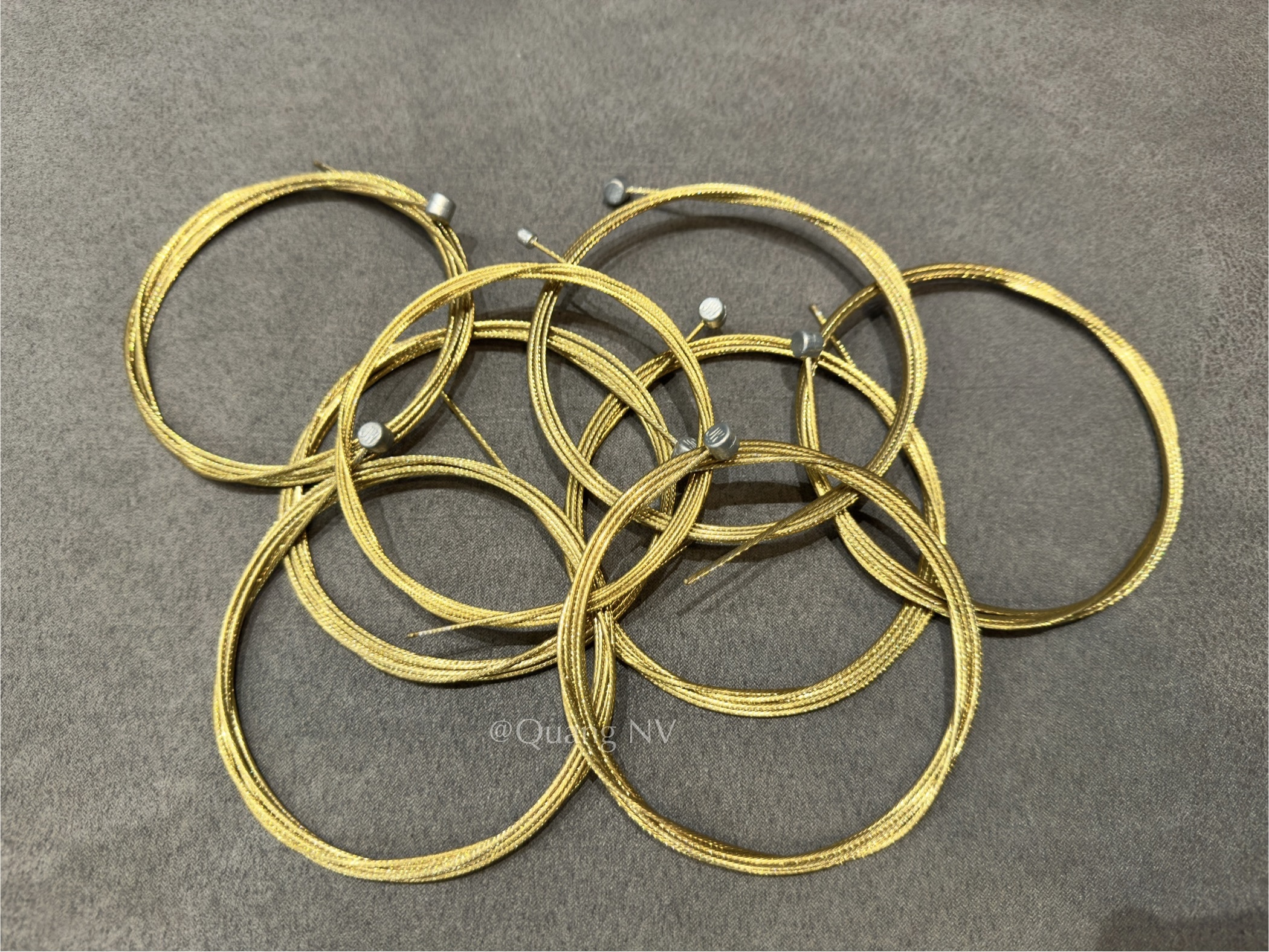 Dây phanh & Dây đề xe đạp Jawei phủ gold