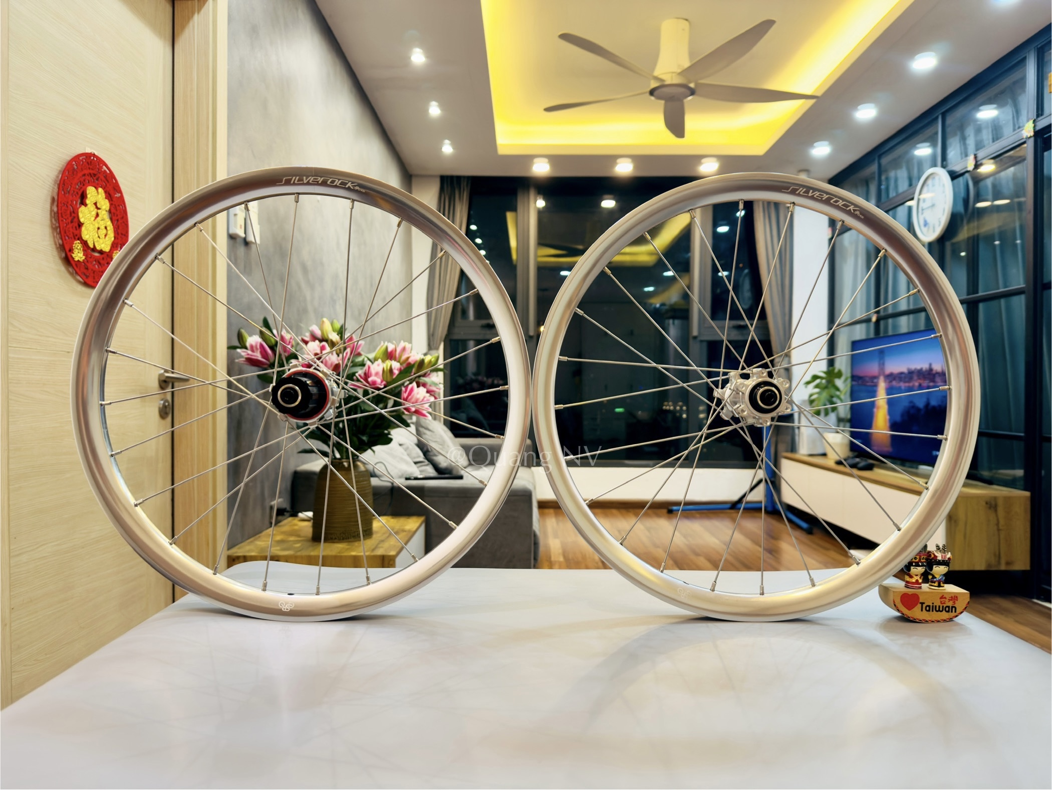 Vành xe đạp Silverock 20inch 406 TL21 Hub002(100/135mm) phanh đĩa