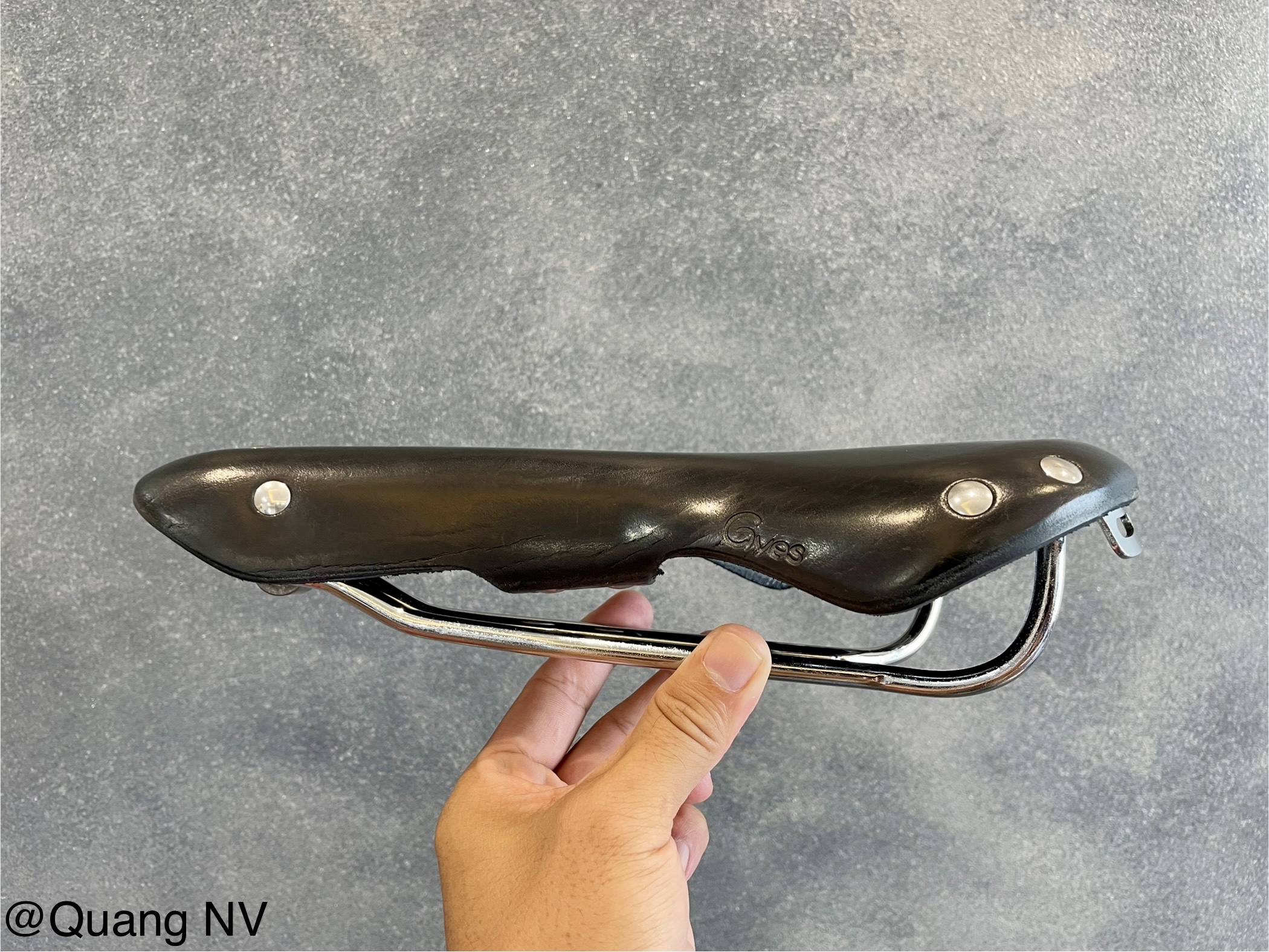 Yên xe đạp da thật Gyes GS-06 Taiwan