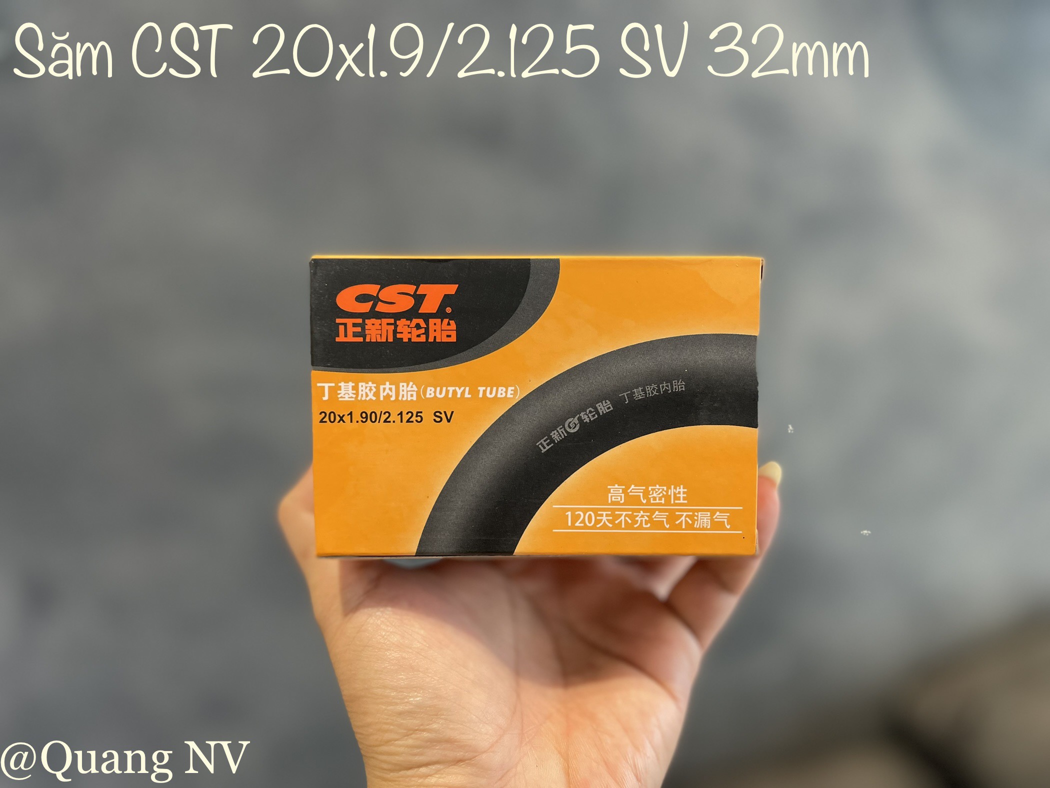Săm (ruột) xe đạp CST 20(406)x1.9/2.125 SV 32mm
