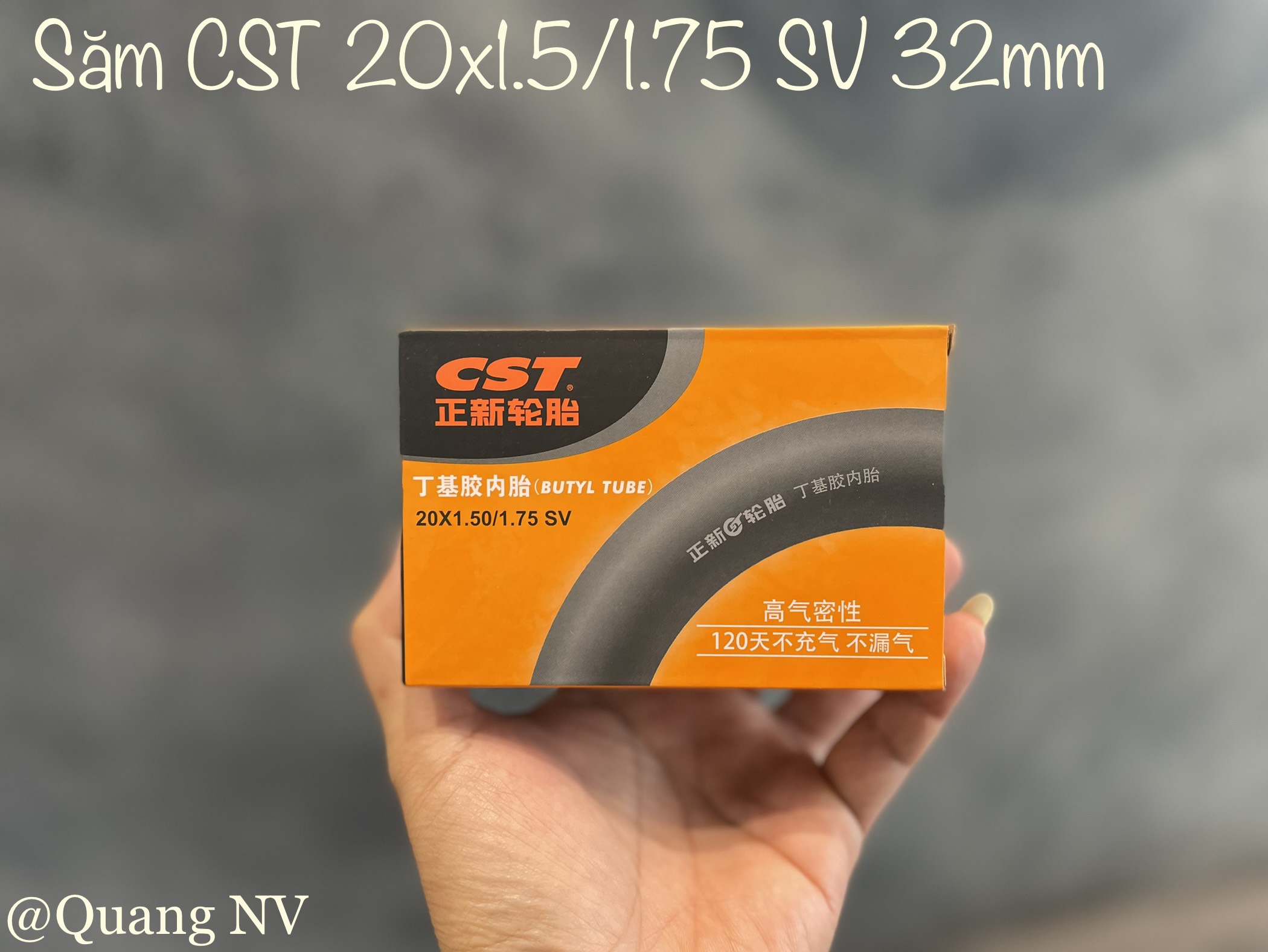 Săm (ruột) xe đạp CST 20(406)x1.5/1.75 SV 32mm