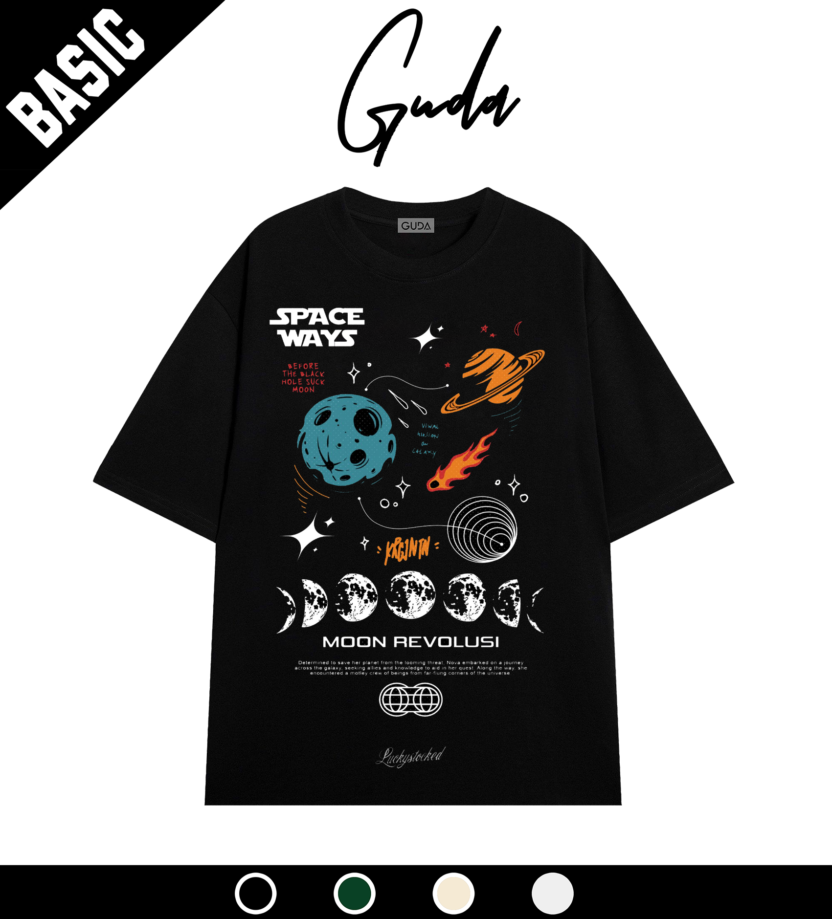 Áo Thun GUDA  Space