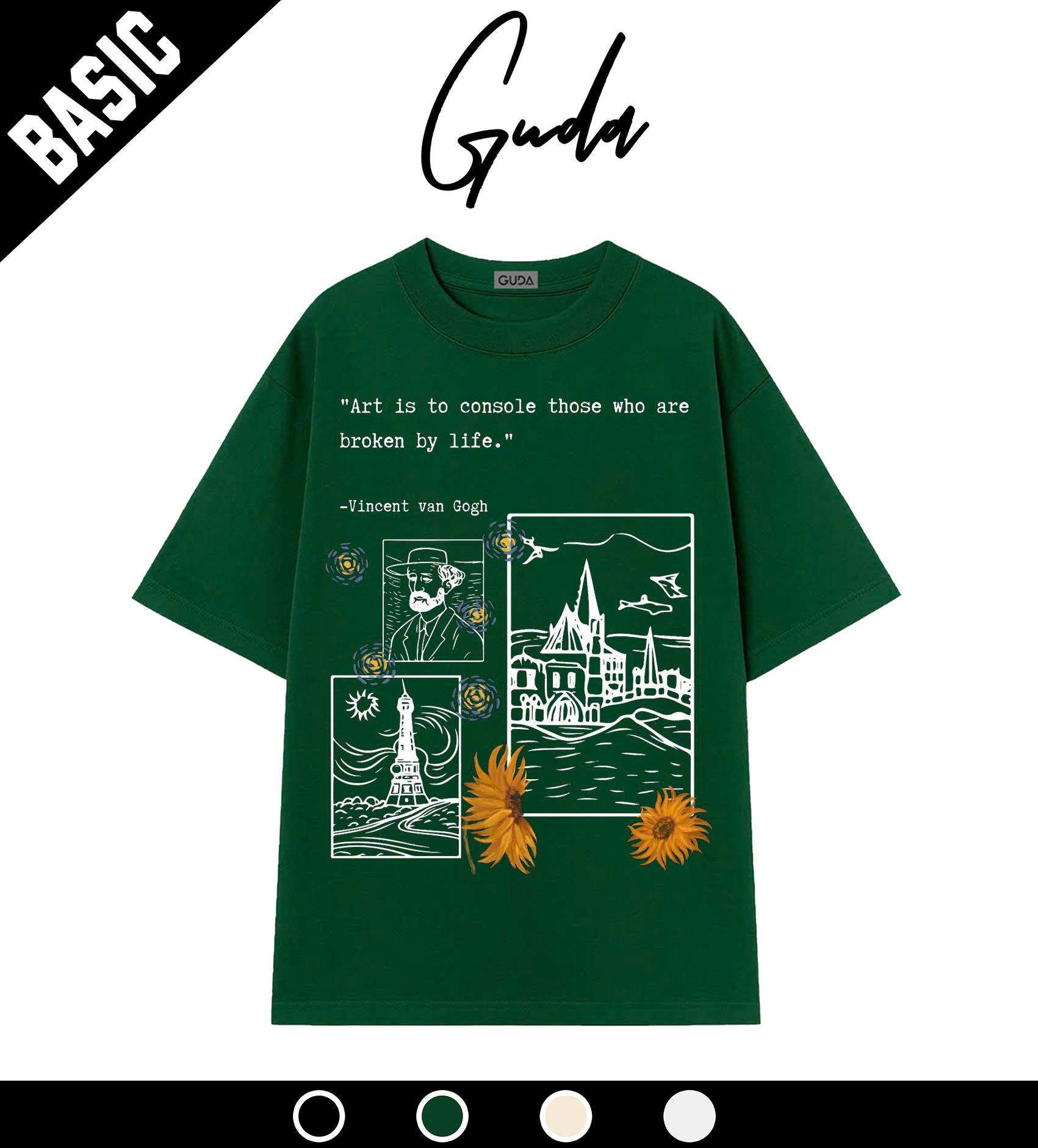 Áo Thun GUDA Van Gogh