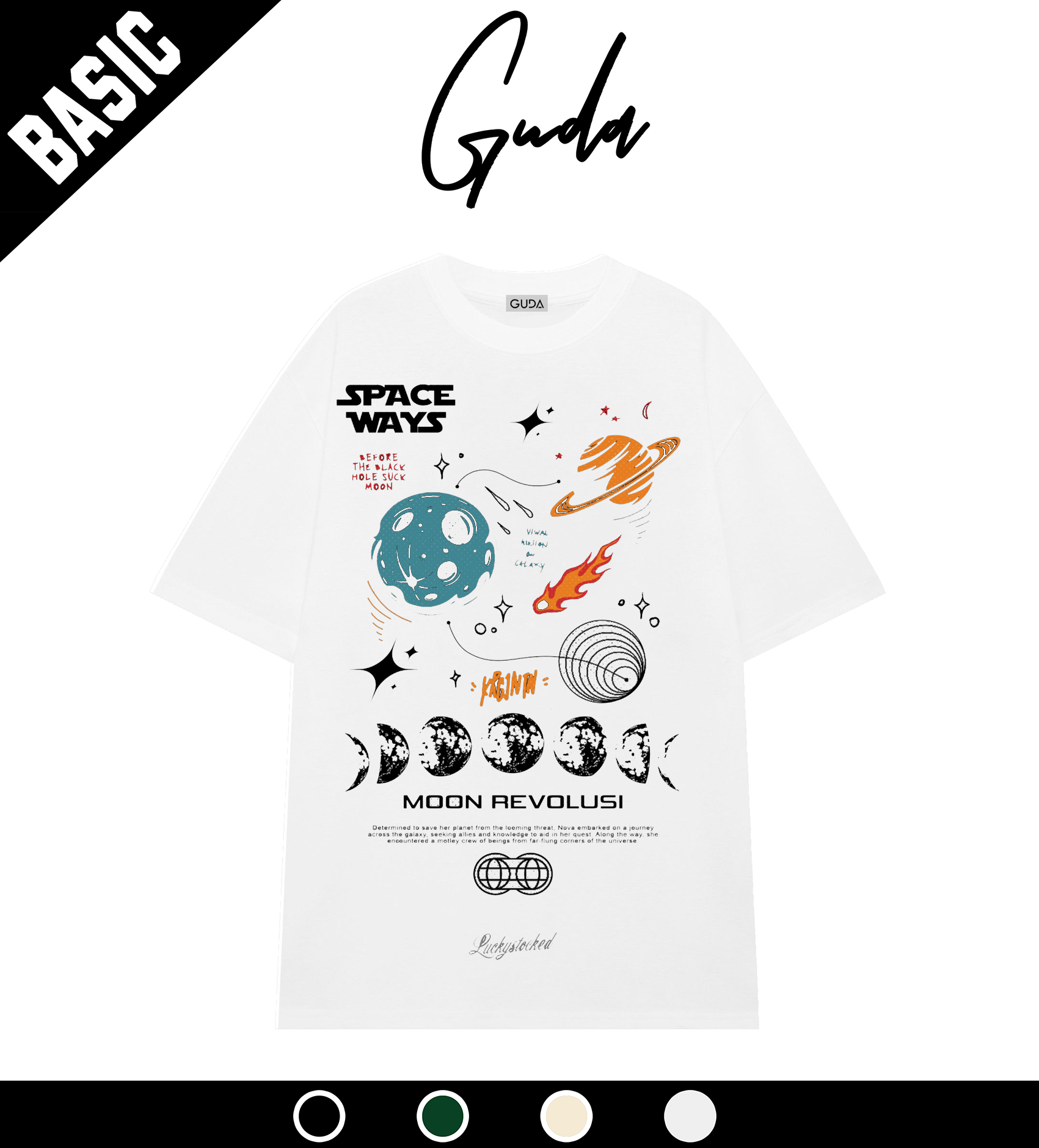 Áo Thun GUDA  Space