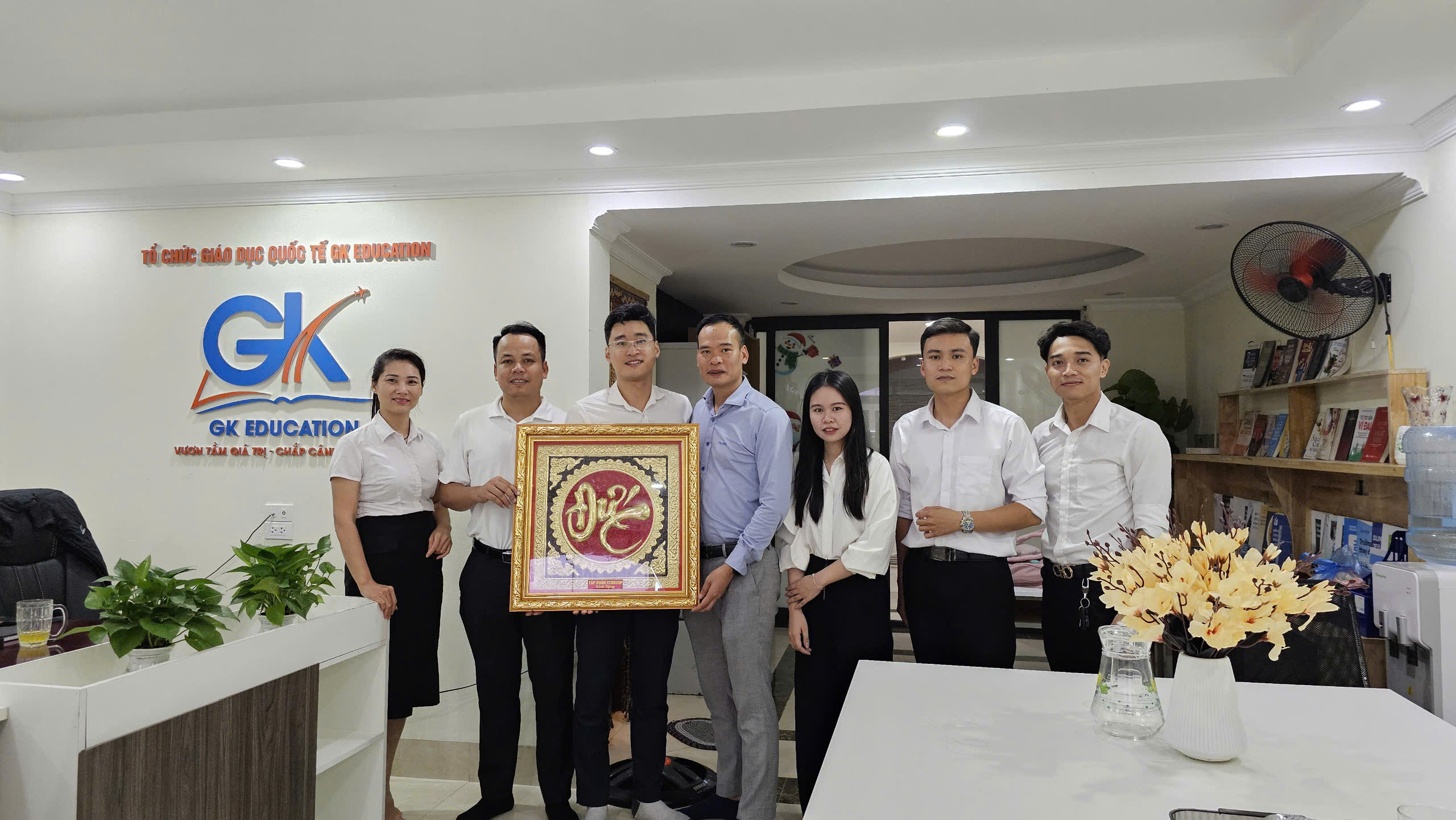 GK EDUCATION HÂN HẠNH ĐÓN TIẾP LÃNH ĐẠO CỦA TCGROUP VÀ ANG GROUP