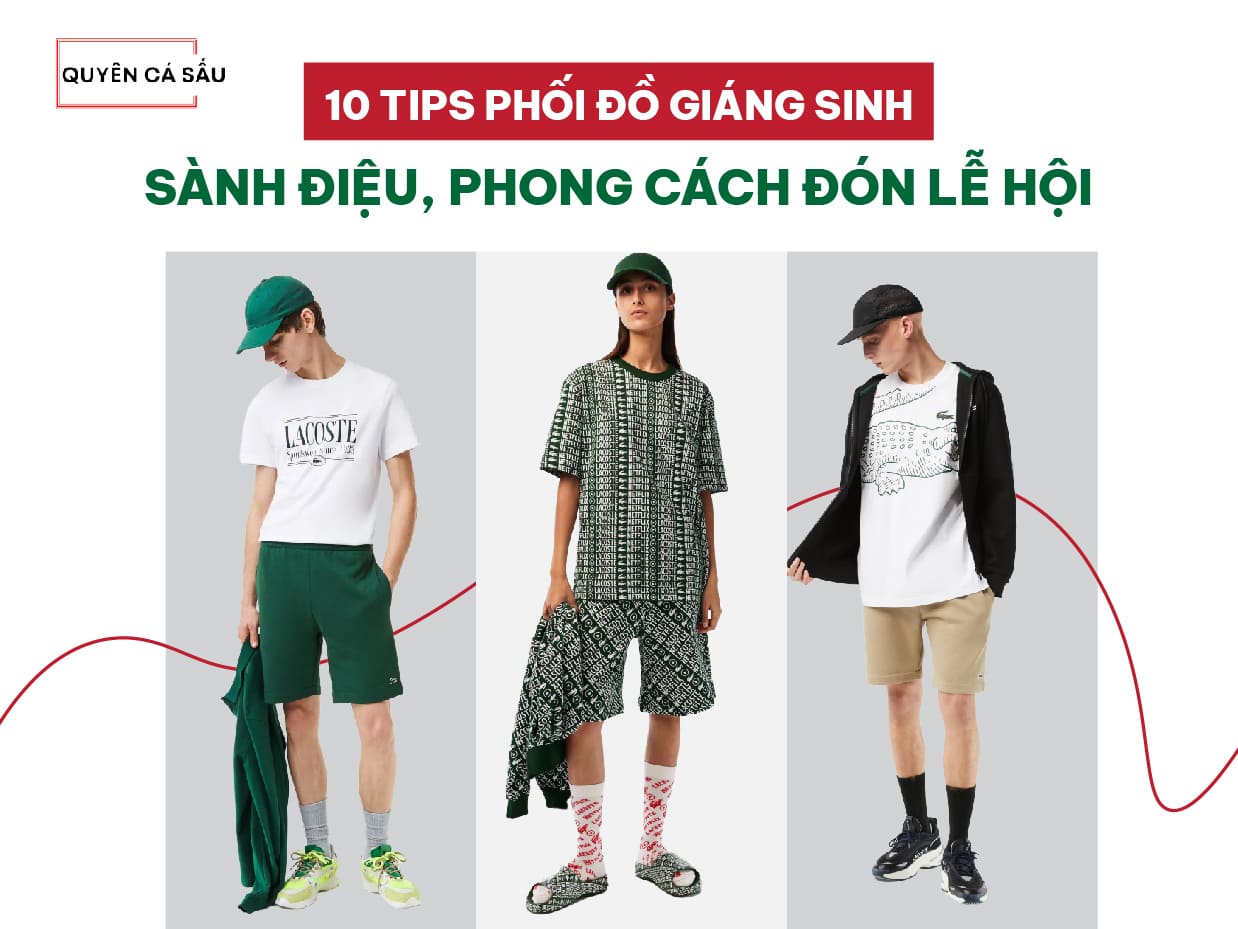 10 Tips phối đồ giáng sinh sành điệu, phong cách đón lễ hội