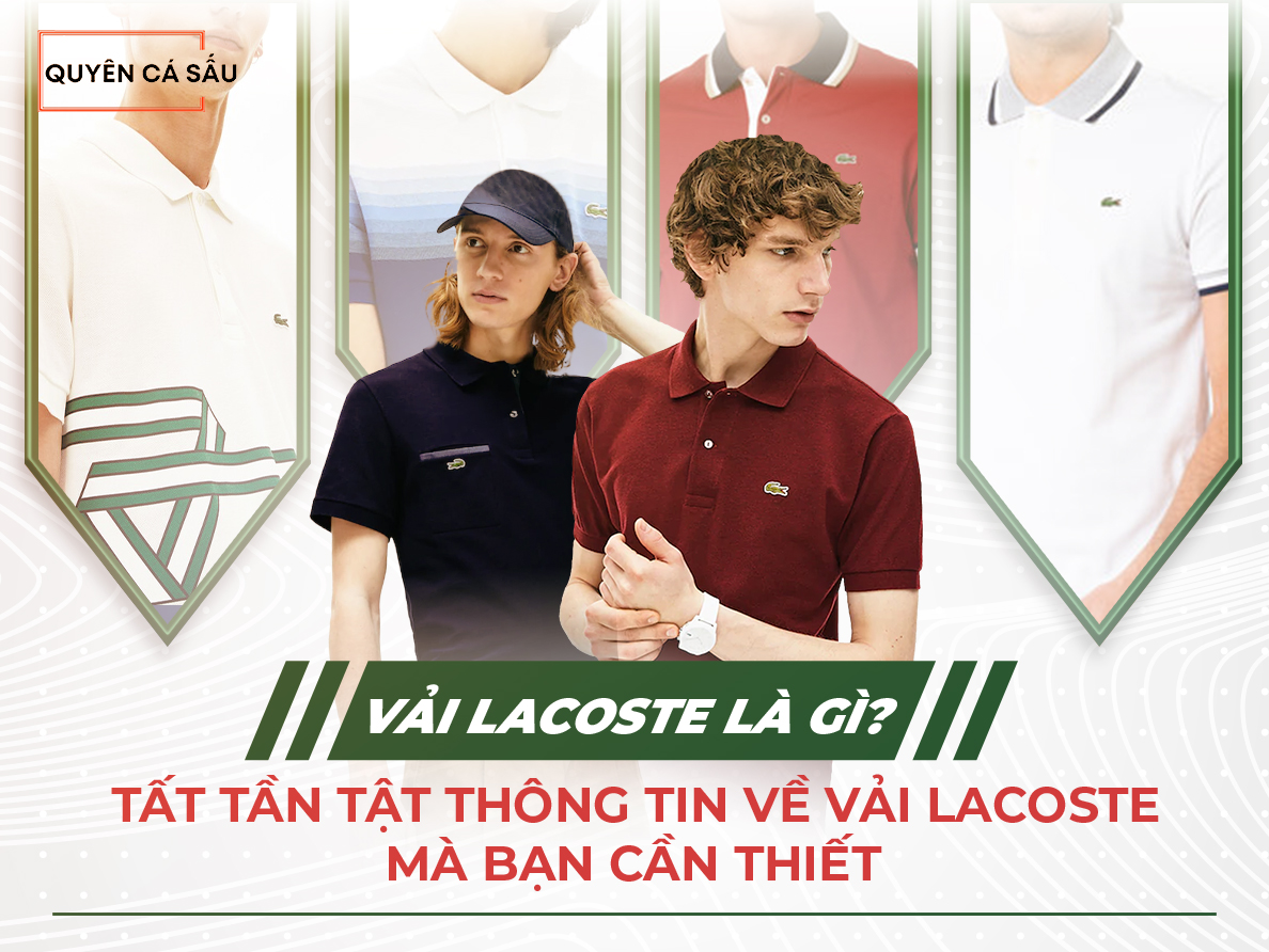 Vải lacoste là gì? Tất tần tật thông tin về vải lacoste mà bạn cần biết