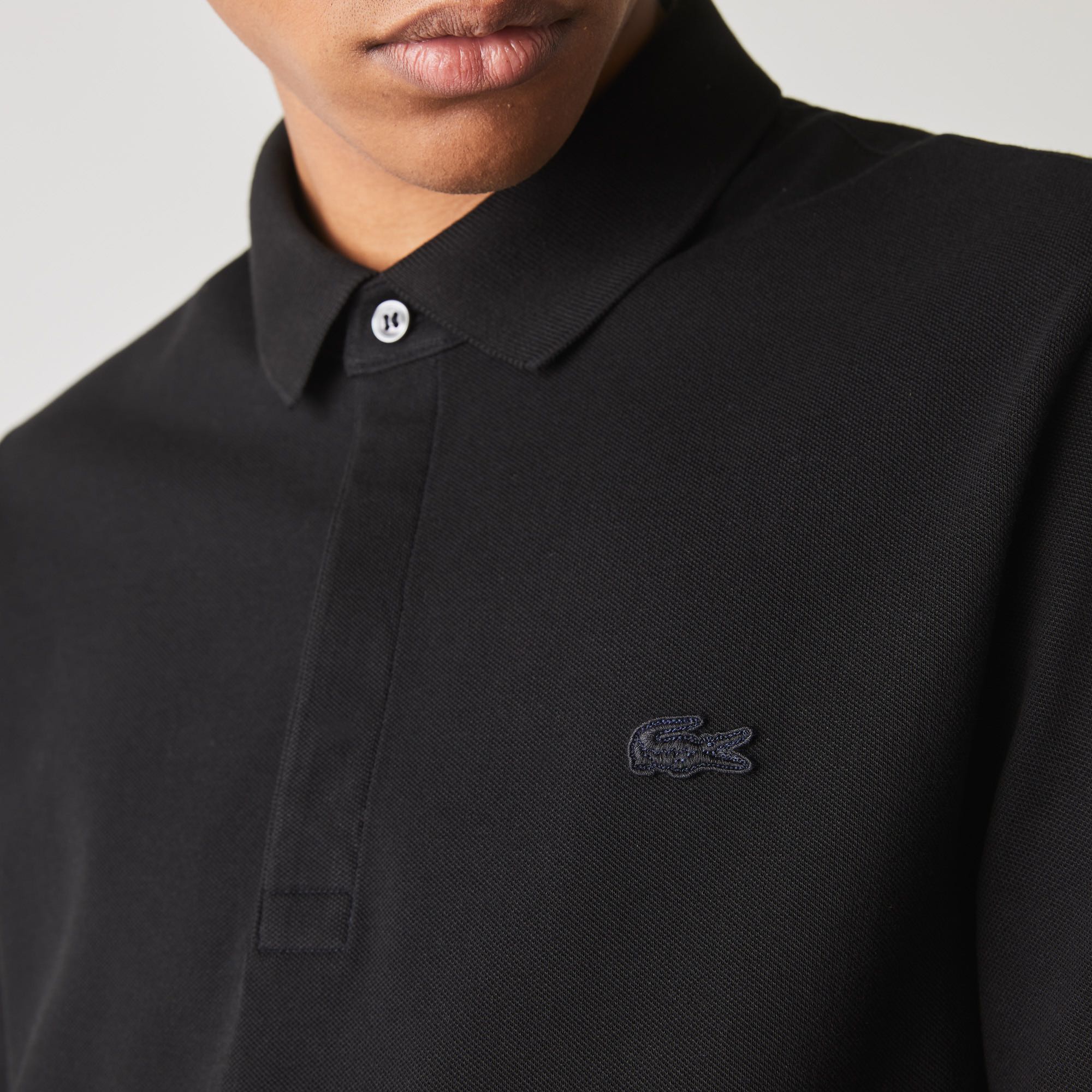 Áo Polo Lacoste Nam Paris Dáng Regular PH5522-00-031 Đen