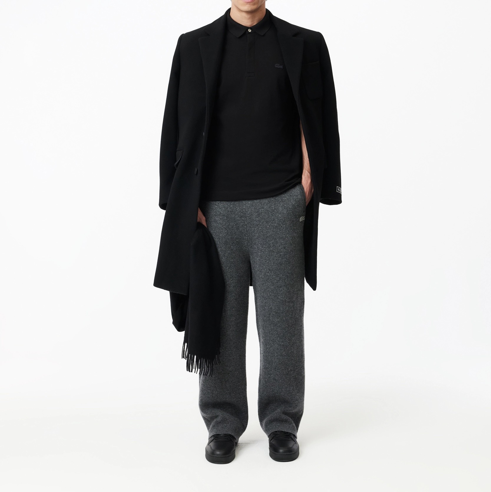 Áo Polo Lacoste Nam Paris Dáng Regular PH5522-00-031 Đen