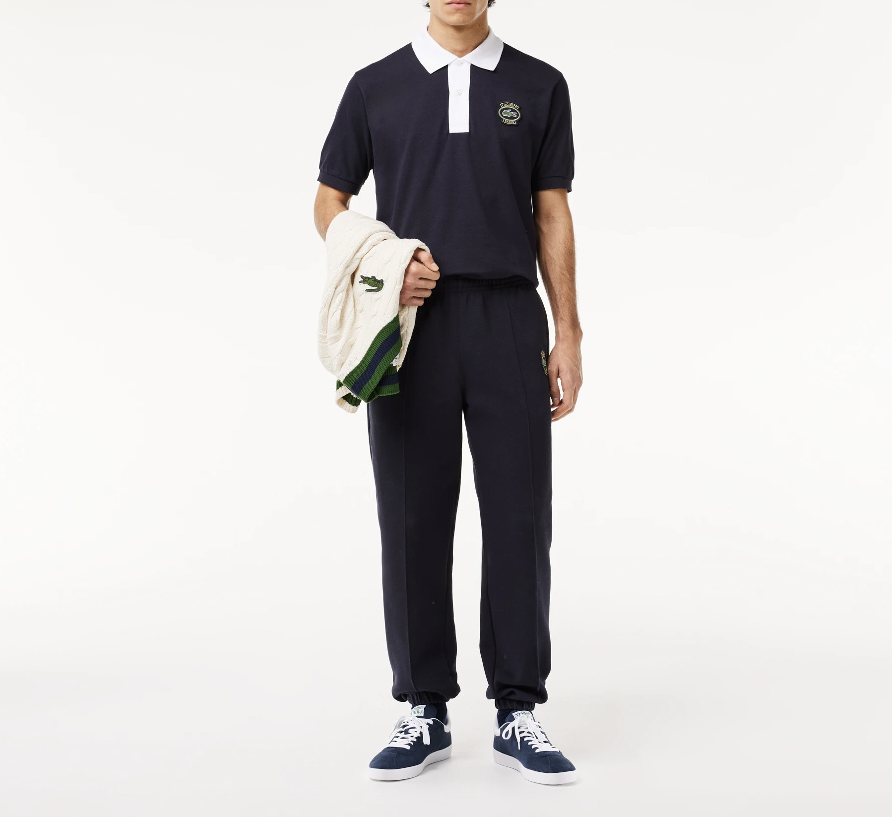 Áo Polo Lacoste Nam Viền Cổ Dáng Classic Cổ Điển PH7369-00-EL5 Màu Xanh Navy
