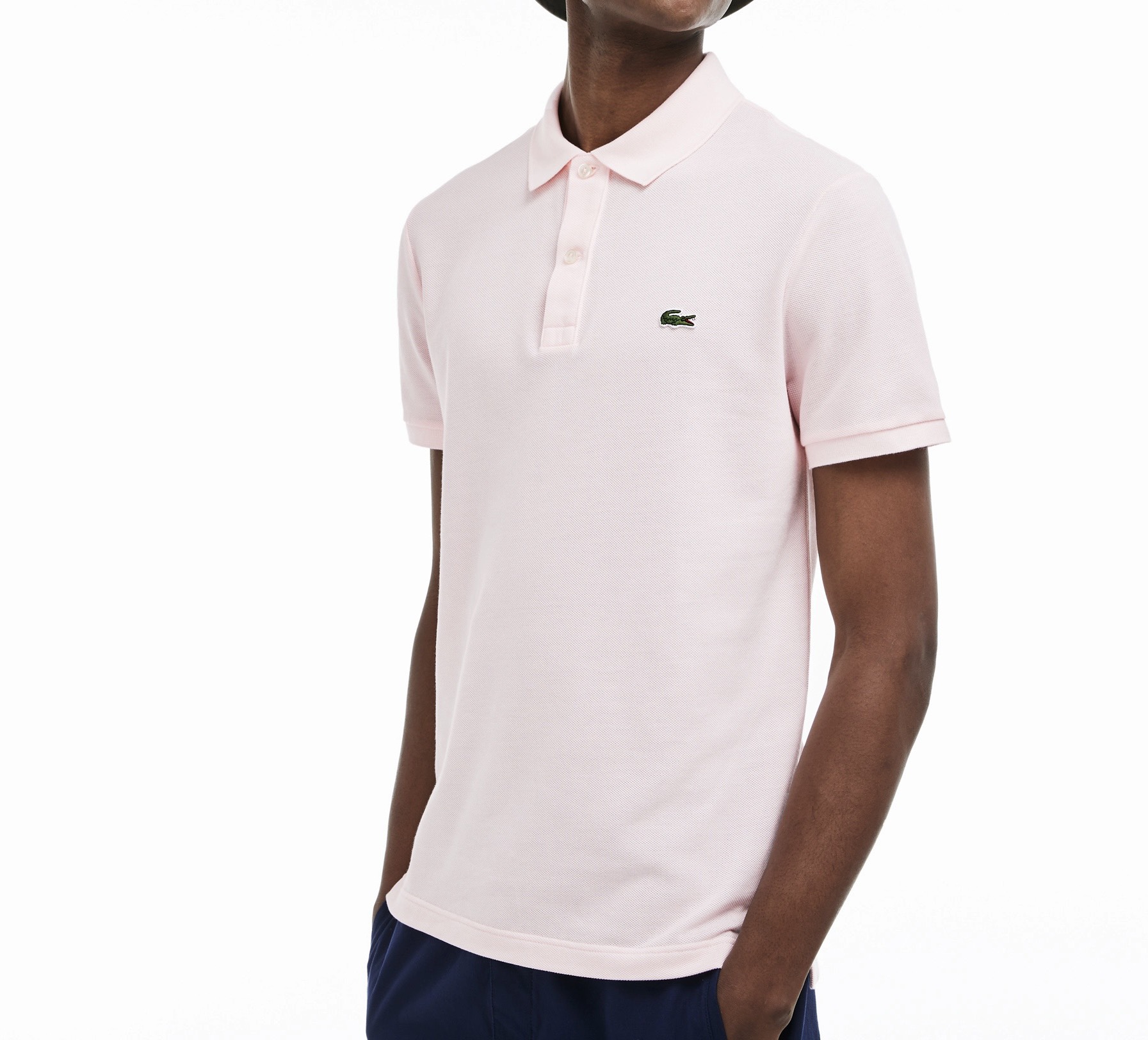 Áo Polo Lacoste Nam Dáng Slim Fit PH4012-00-T03 Màu Hồng