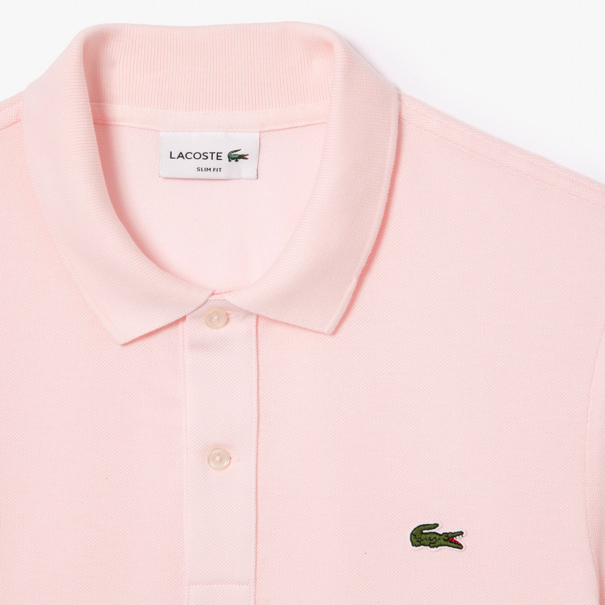 Áo Polo Lacoste Nam Dáng Slim Fit PH4012-00-T03 Màu Hồng