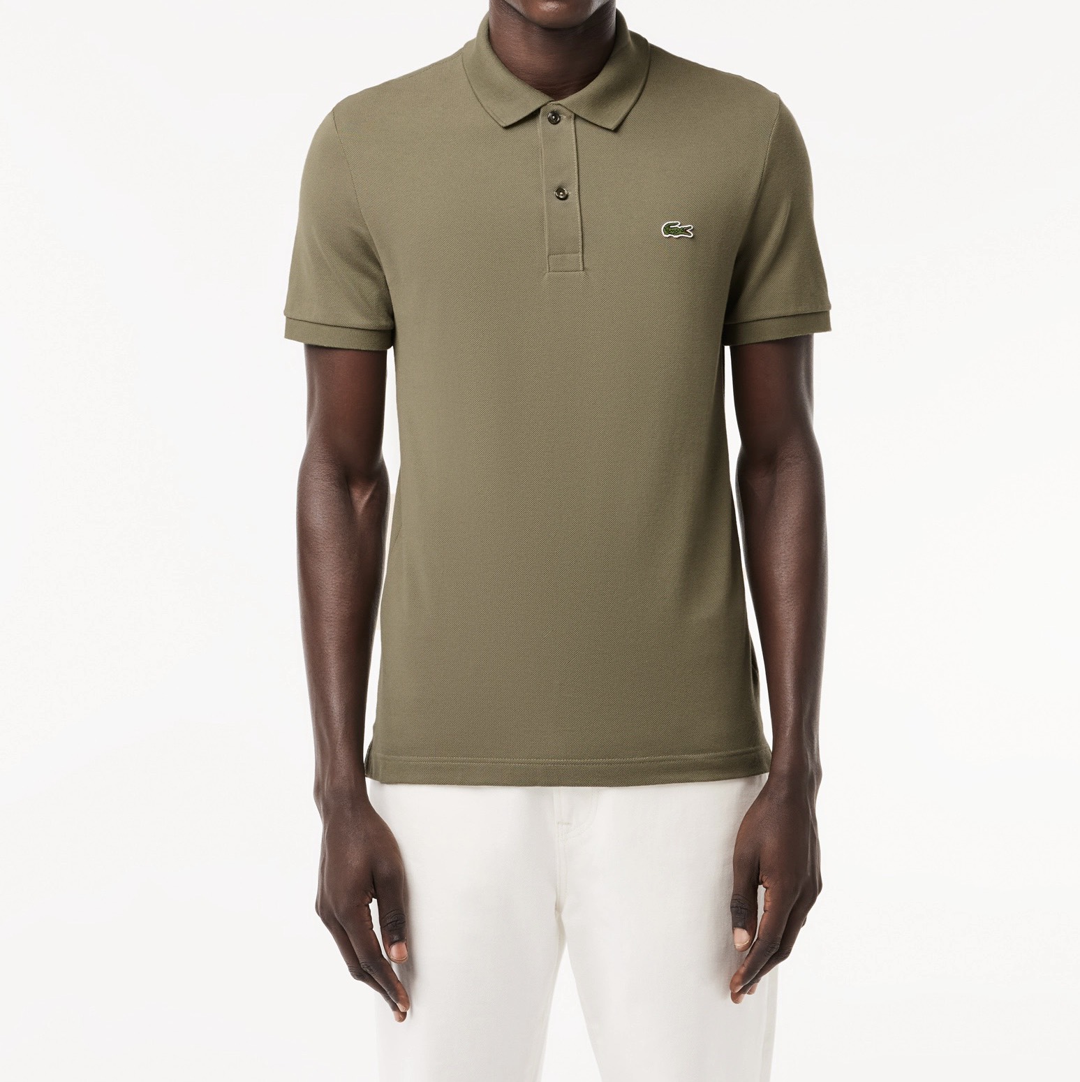 Áo Polo Lacoste Nam Dáng Slim Fit PH4012-00-316 Màu Ôliu