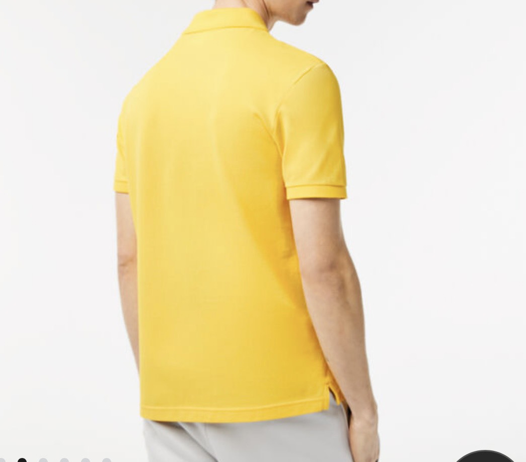 Áo Polo Lacoste Nam Dáng Slim Fit PH4012-00-C7T Màu Vàng