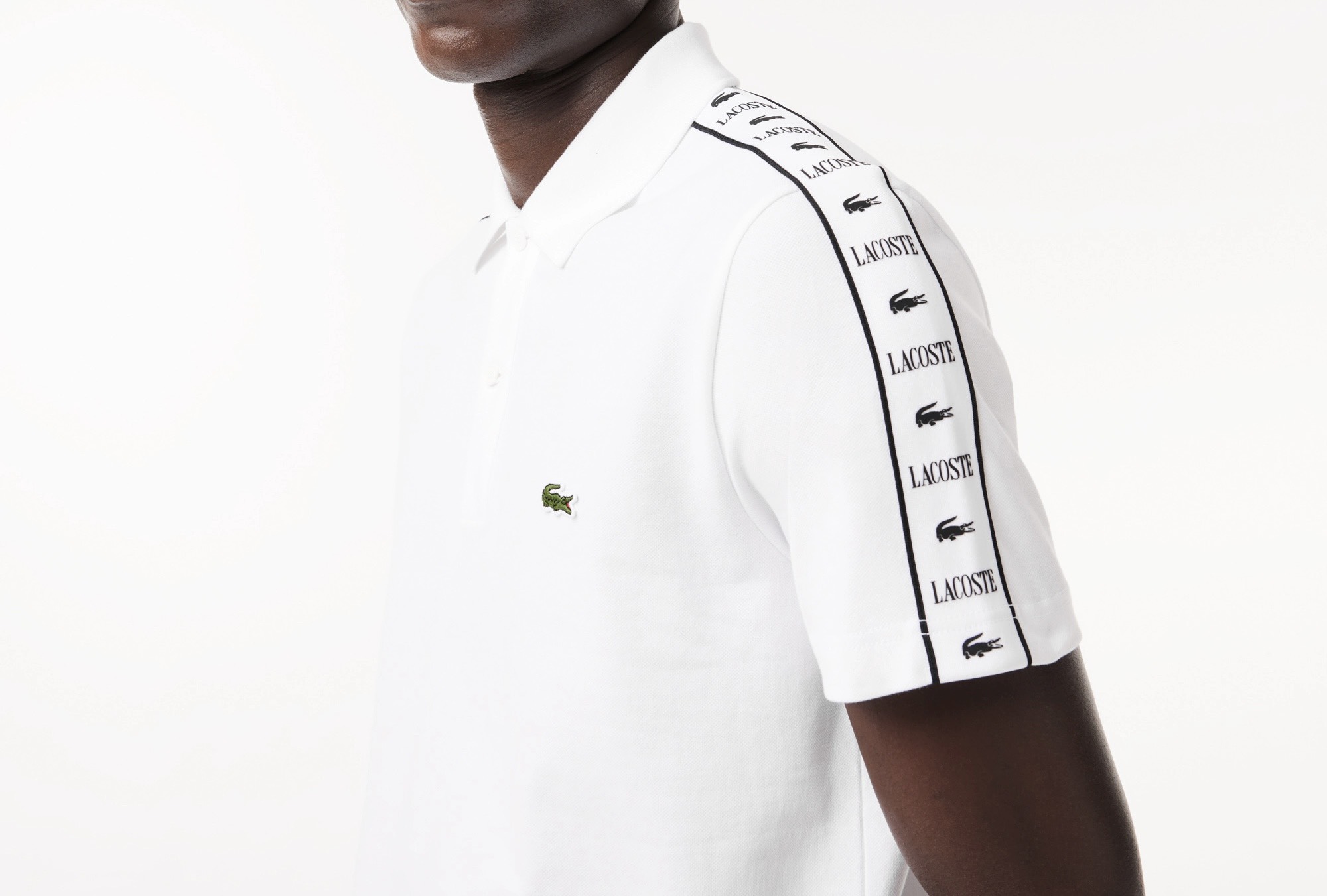 Áo Polo Lacoste Nam Dáng Regular PH7398-00-001 Màu Trắng