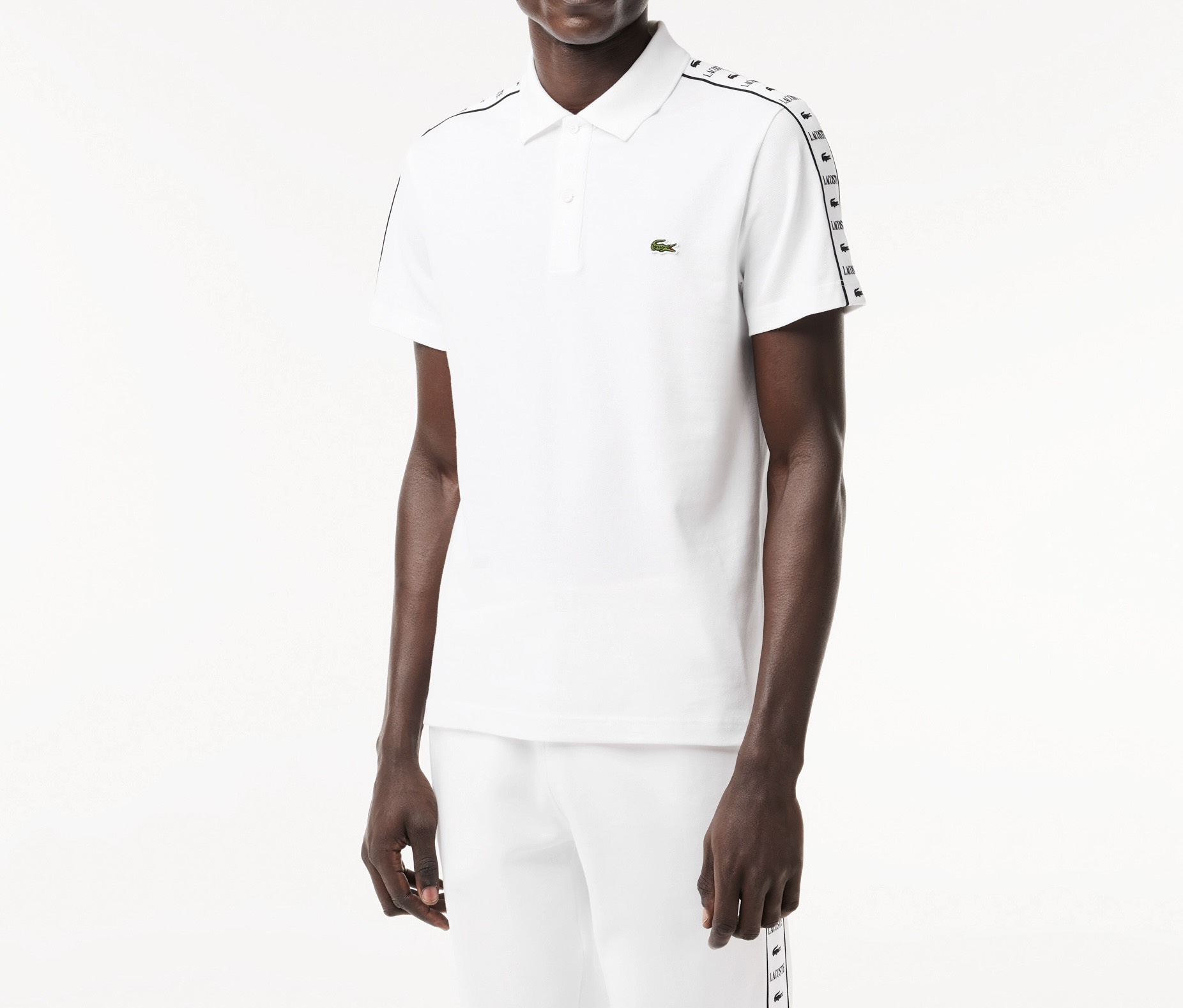 Áo Polo Lacoste Nam Dáng Regular PH7398-00-001 Màu Trắng