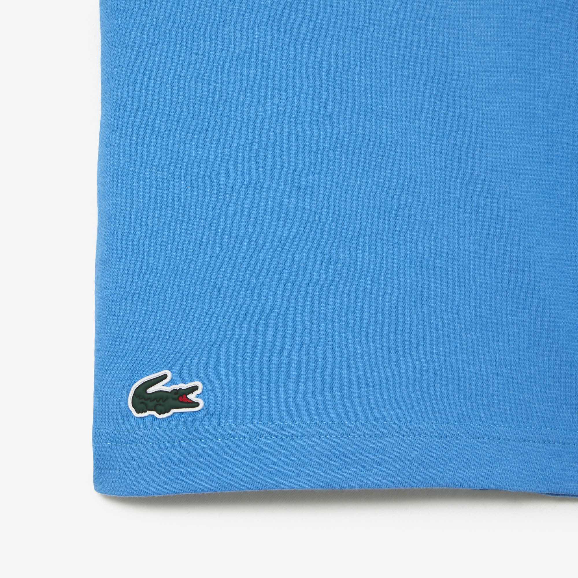 Áo Thun Lacoste Nam Dáng Regular TH5156-00-ZBA Màu Xanh Dương