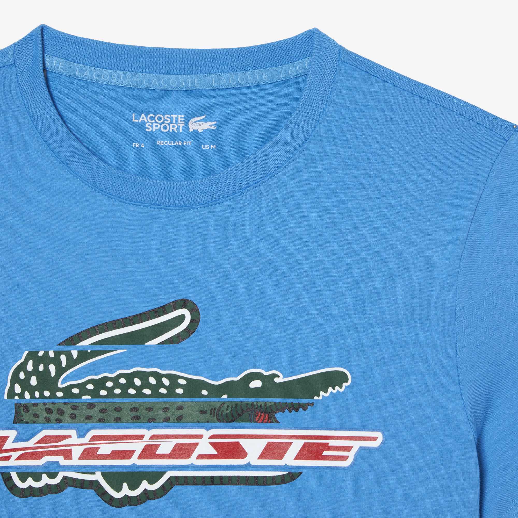 Áo Thun Lacoste Nam Dáng Regular TH5156-00-ZBA Màu Xanh Dương