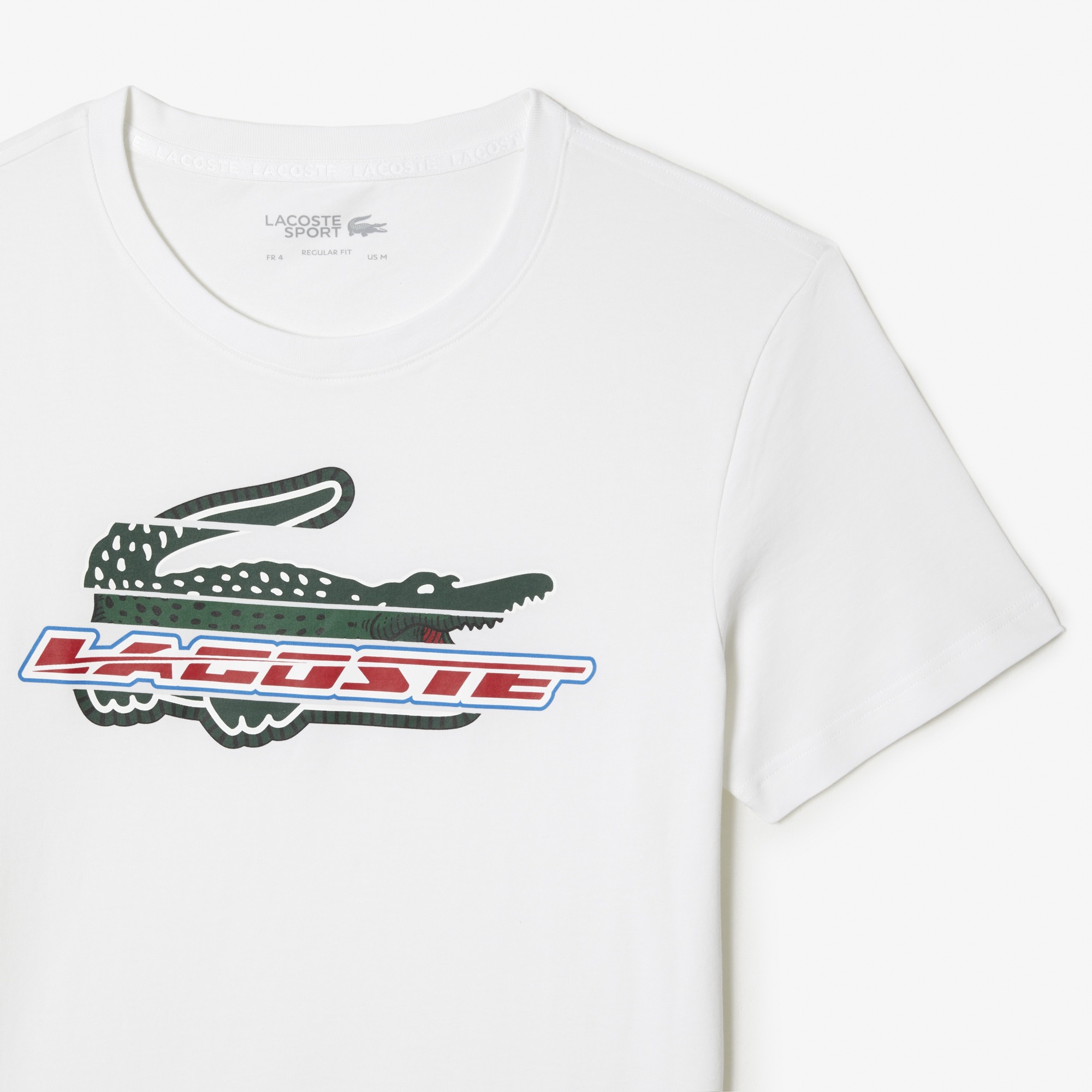 Áo Thun Lacoste Nam Dáng Regular TH5156-00-001 Màu Trắng