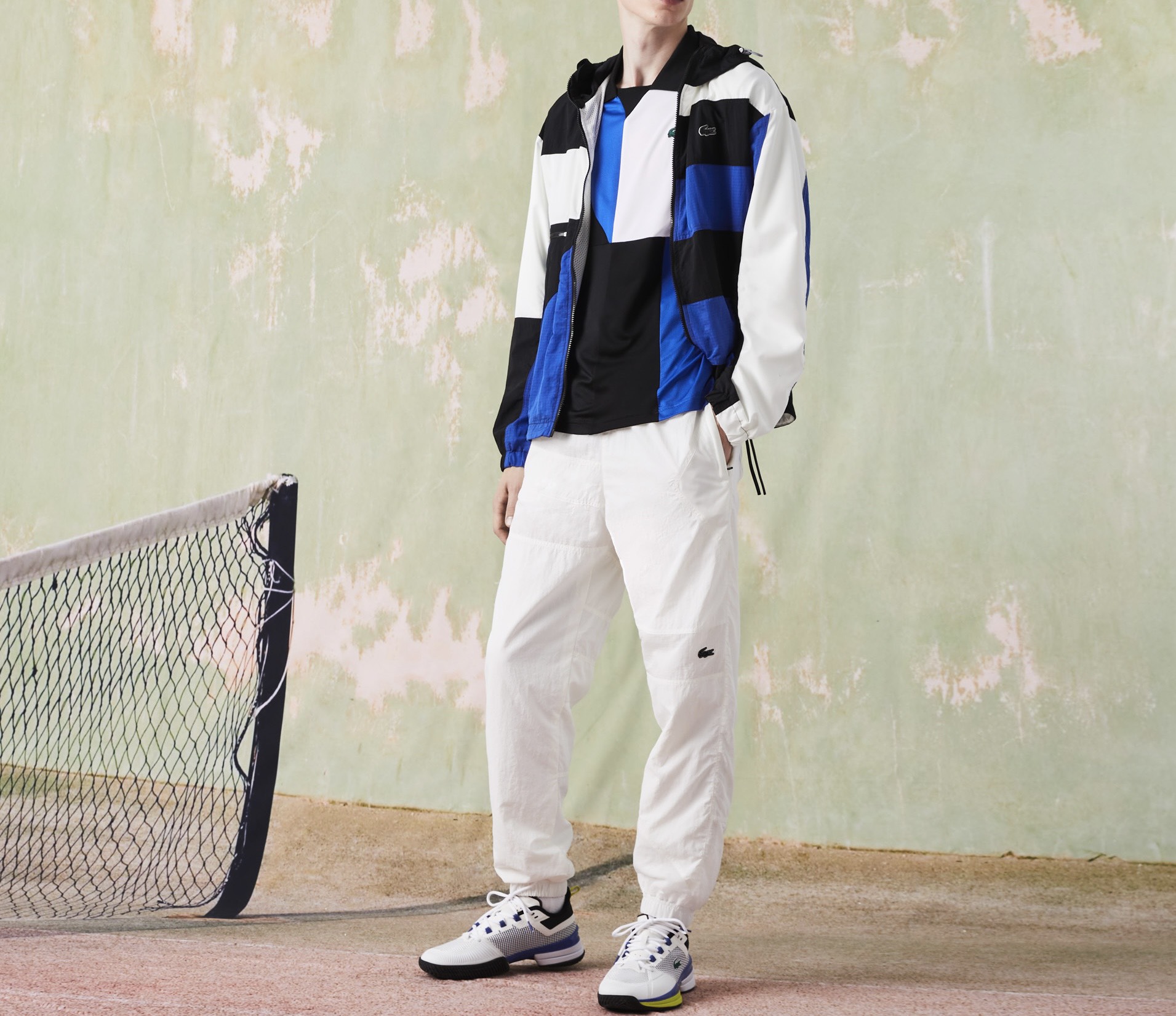 Áo Polo Thể Thao Lacoste Nam Colorblock DH9260-00-7KE Màu Đen