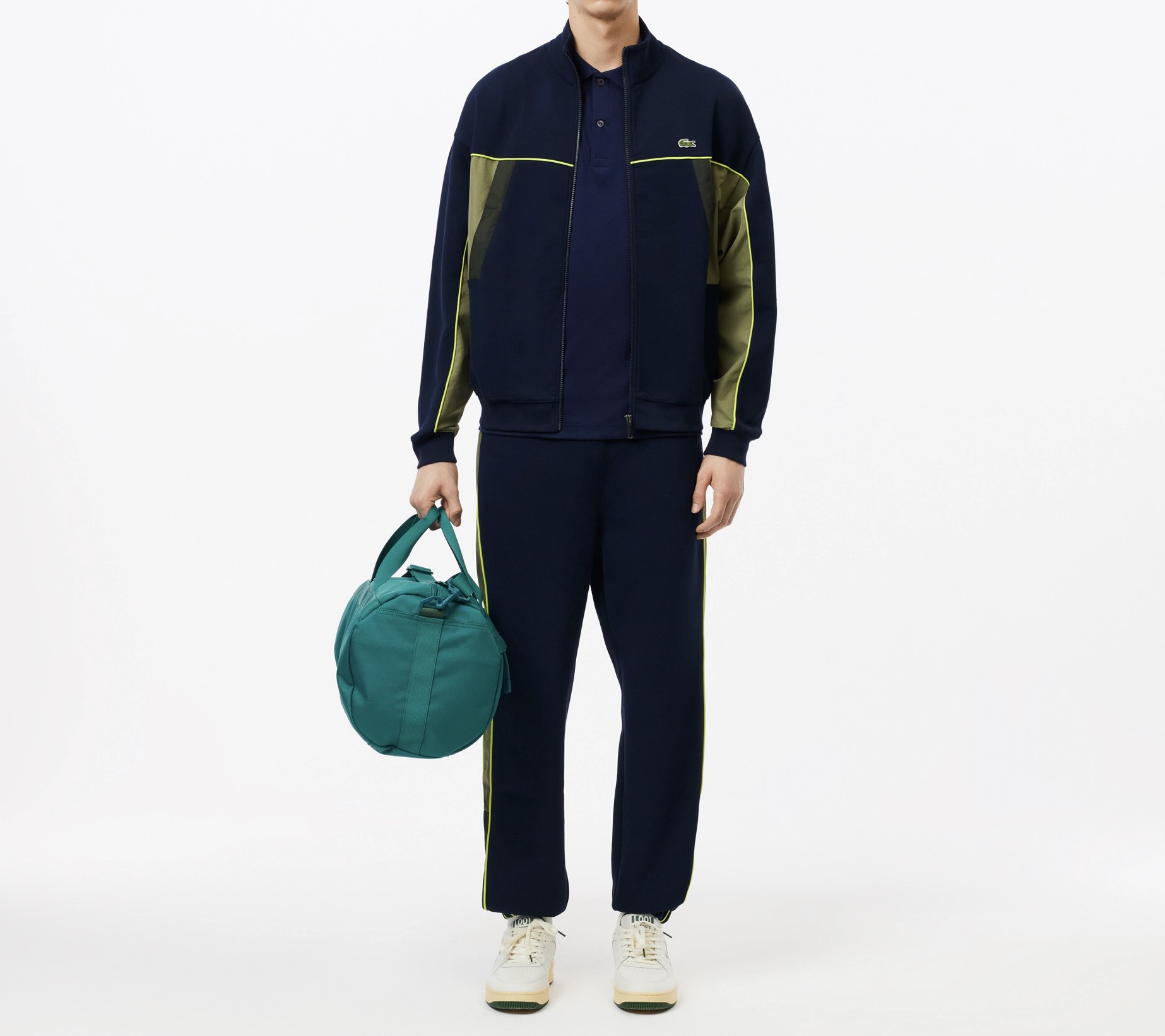 Áo Polo Lacoste Nam Cotton Vải Mịn Dáng Regular DH2050-00-166 Màu Xanh Navy
