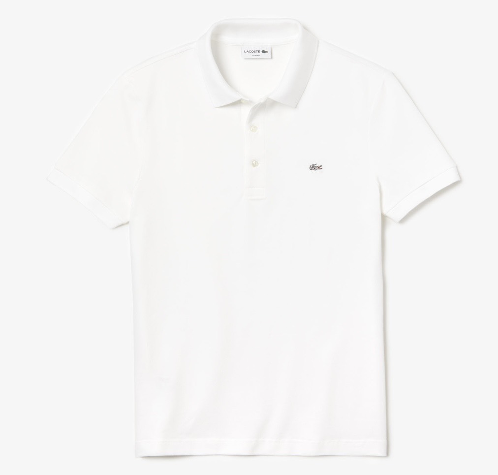 Áo Polo Lacoste Nam Dáng Slim Fit PH4014-00-001 Màu Trắng
