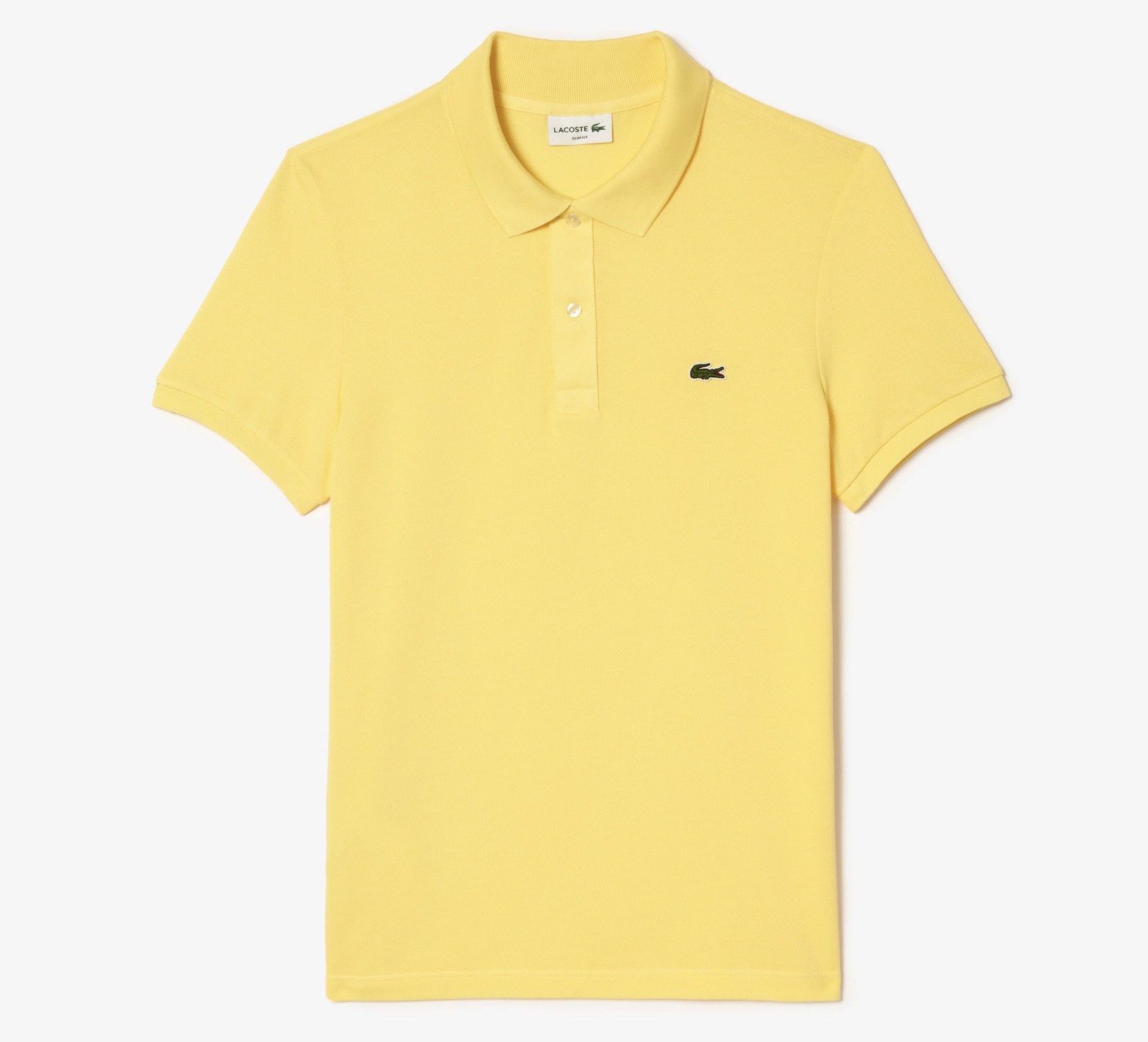 Áo Polo Lacoste Nam Dáng Slim Fit PH4012-00-107 Màu Vàng Pastel