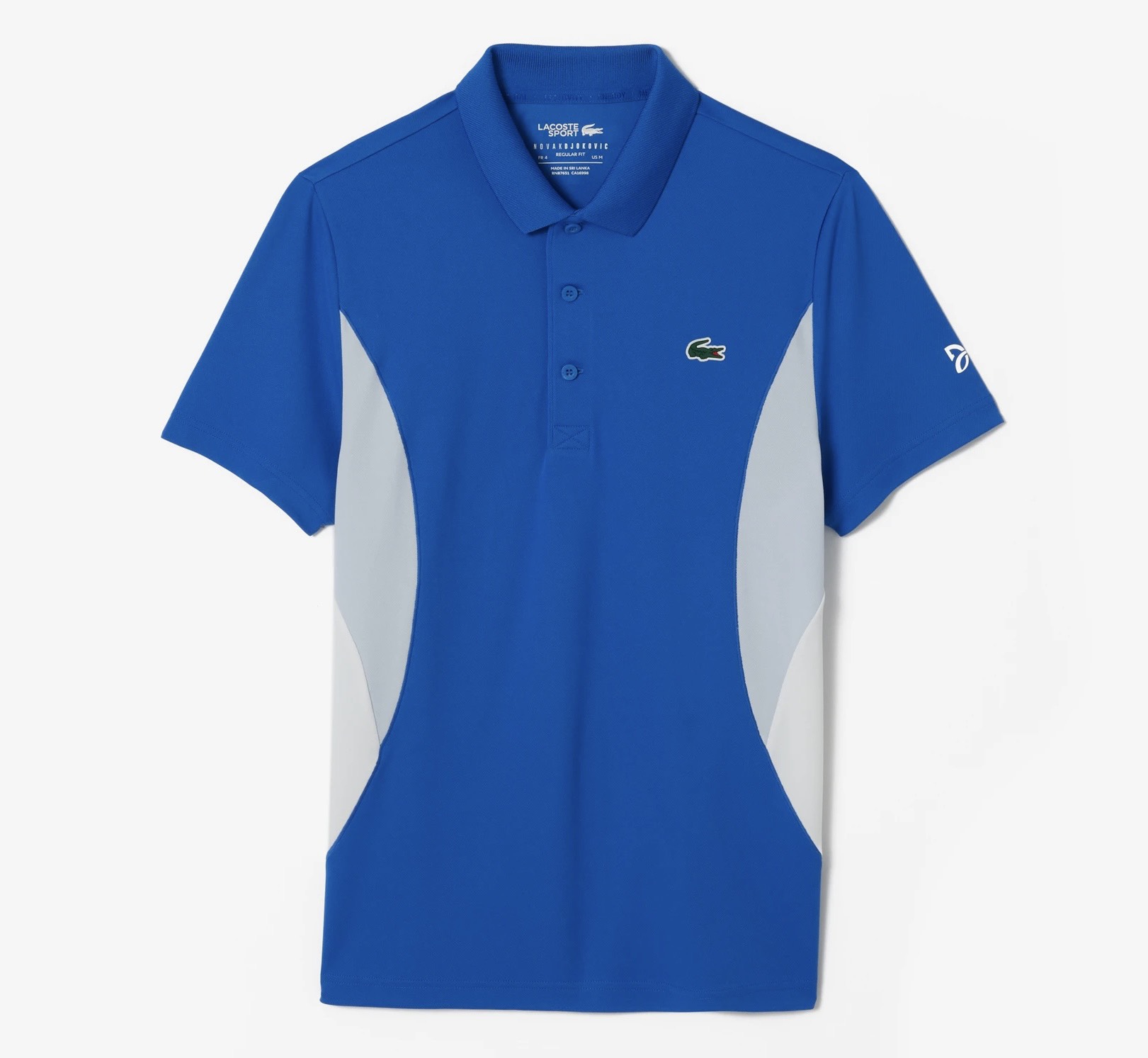Áo Polo Thể Thao Lacoste Nam Novak Djokovic Ultra Dry DH7330-00-IXW Bản Fan Xanh Dương