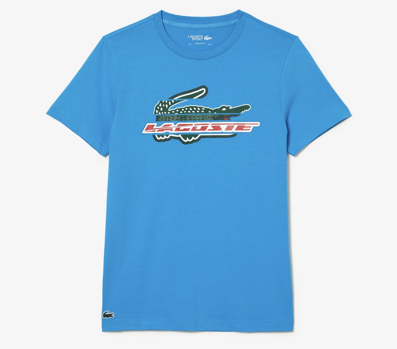 Áo Thun Lacoste Nam Dáng Regular TH5156-00-ZBA Màu Xanh Dương