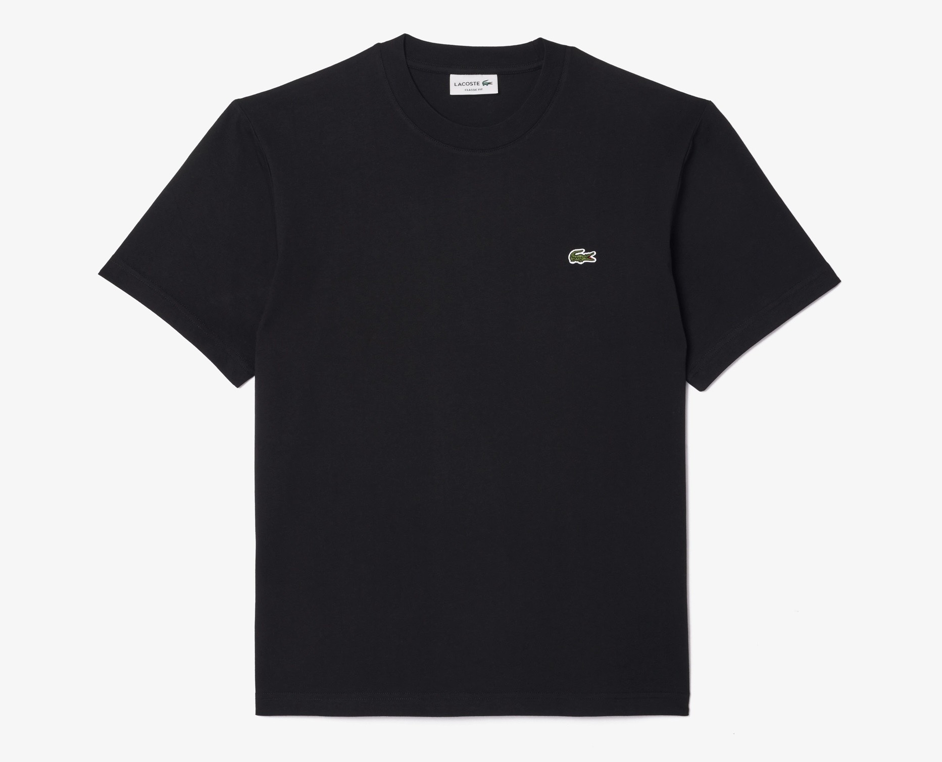 Áo Thun Lacoste Nam Dáng Classic Cổ Điển TH7318-00-031 Màu Đen