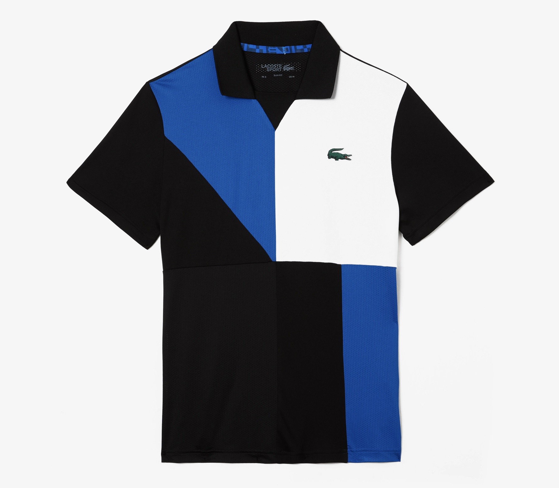 Áo Polo Thể Thao Lacoste Nam Colorblock DH9260-00-7KE Màu Đen