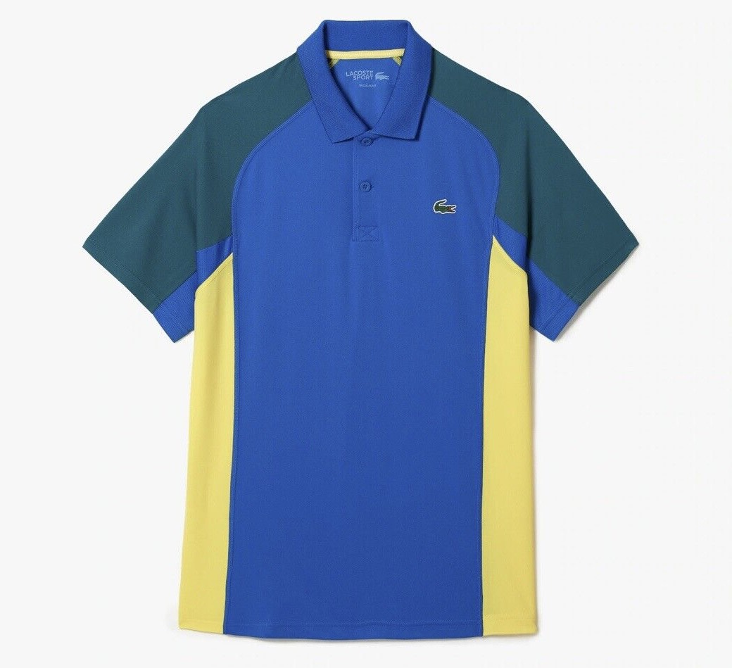 Áo Polo Thể Thao Lacoste Nam Tennis Ultra Dry DH9265-00-Y31 Màu Xanh Dương